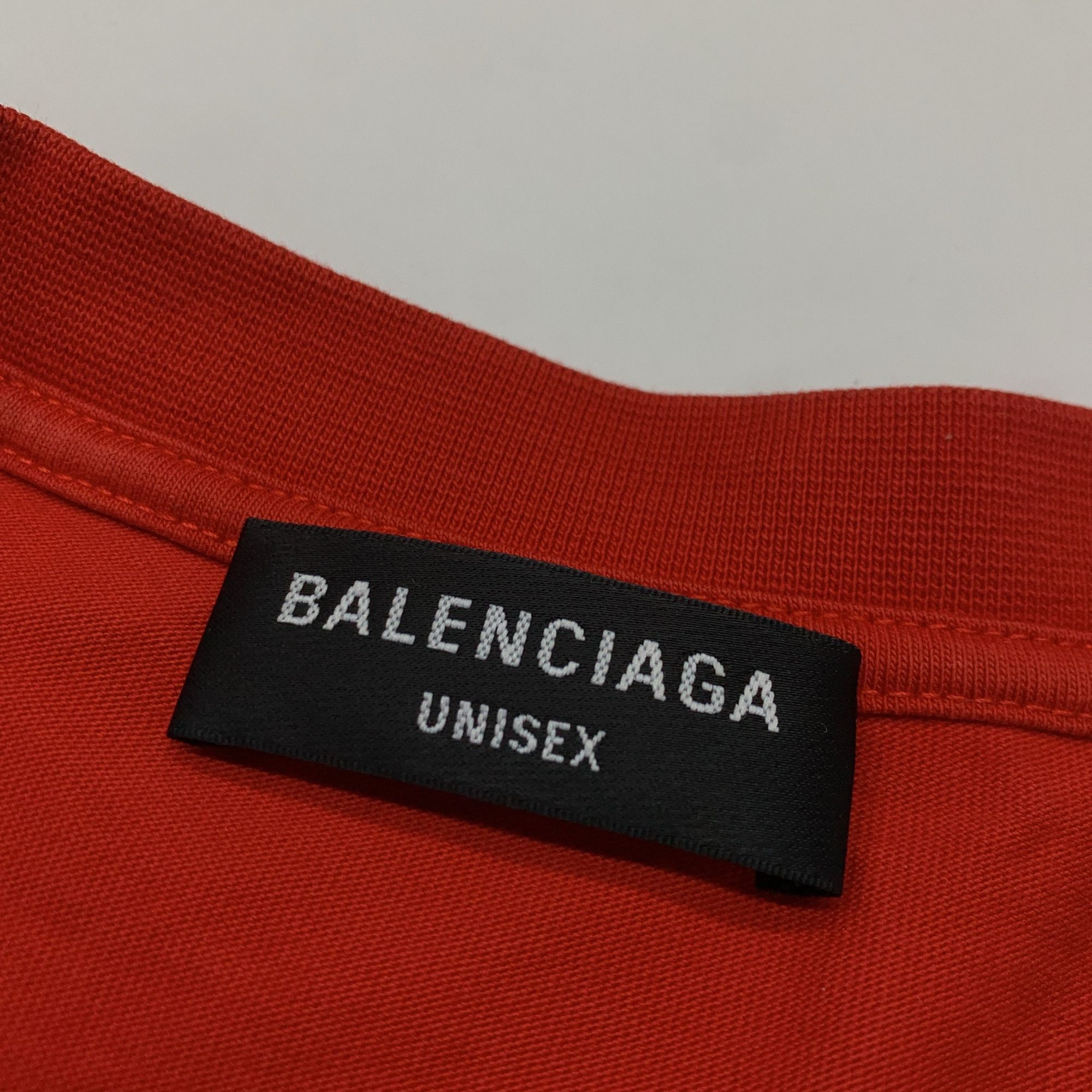 Balenciaga Balenciaga Logo Graphic T-Shirt Red Size M Size US M / EU 48-50 / 2 - 3 Thumbnail