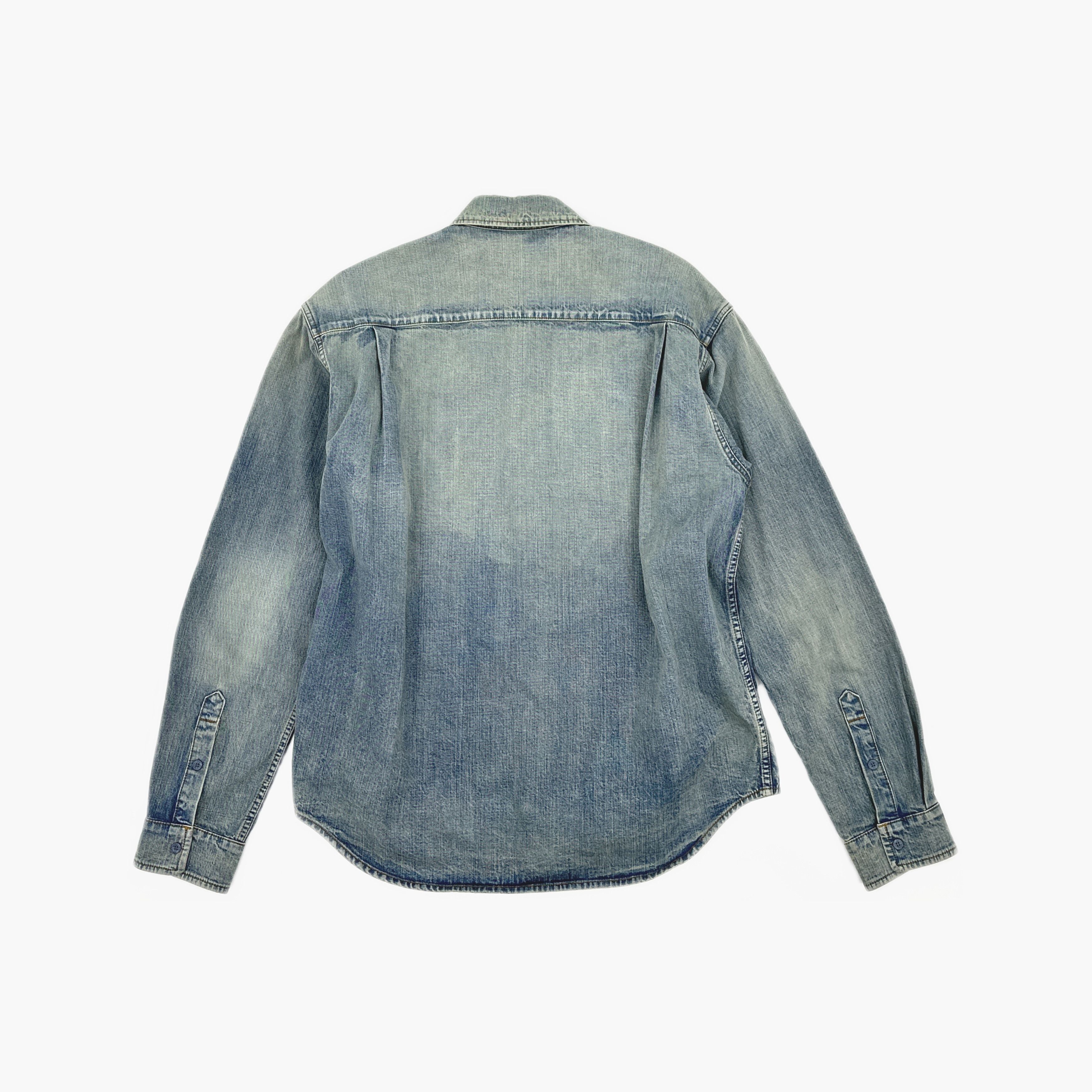 Balenciaga Balenciaga BB Embroidered Denim Shirt XS Size US XS / EU 42 / 0 - 2 Thumbnail