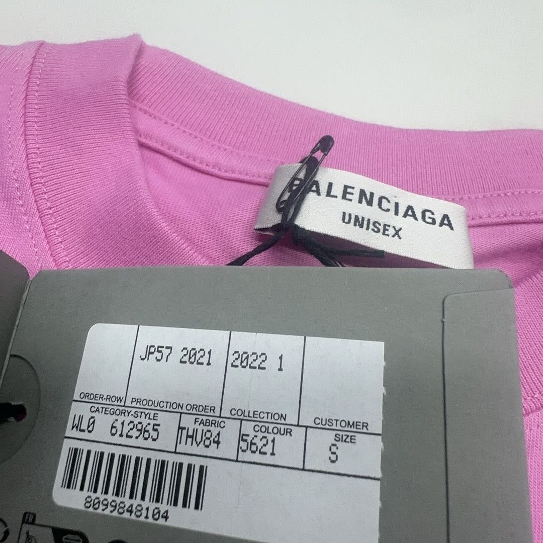 Balenciaga Balenciaga WFP Logo Short Sleeve T-Shirt Size S Size US S / EU 44-46 / 1 - 6 Thumbnail