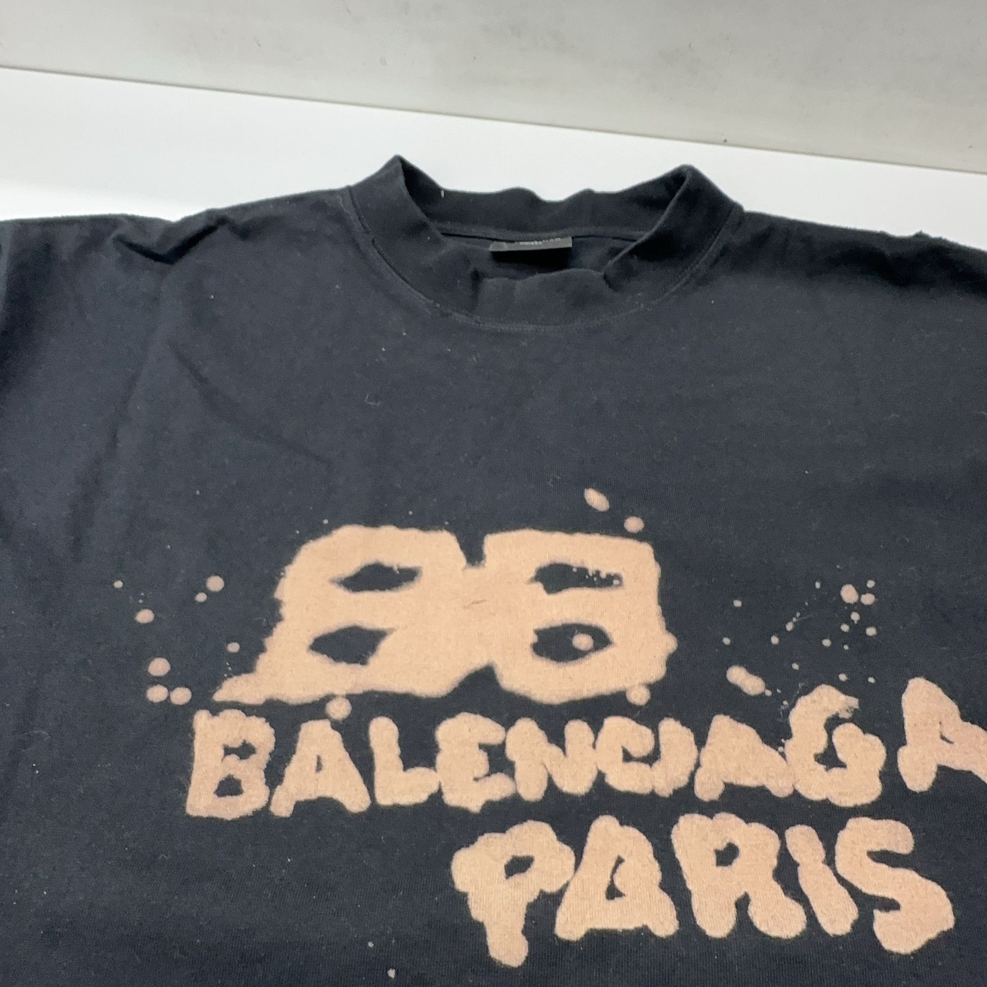 Balenciaga Balenciaga Logo Print T-Shirt Size M Size US M / EU 48-50 / 2 - 9 Thumbnail