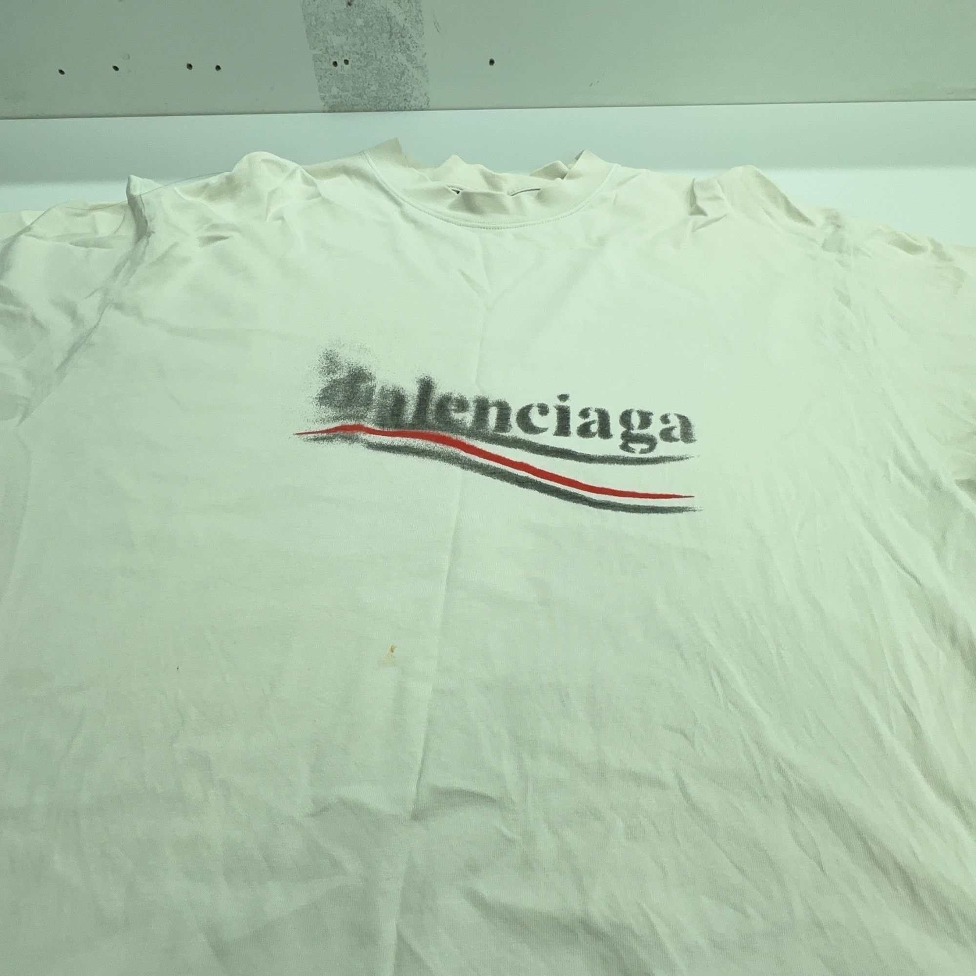 Balenciaga Balenciaga Wave Logo T-Shirt Size S Size US S / EU 44-46 / 1 - 7 Thumbnail