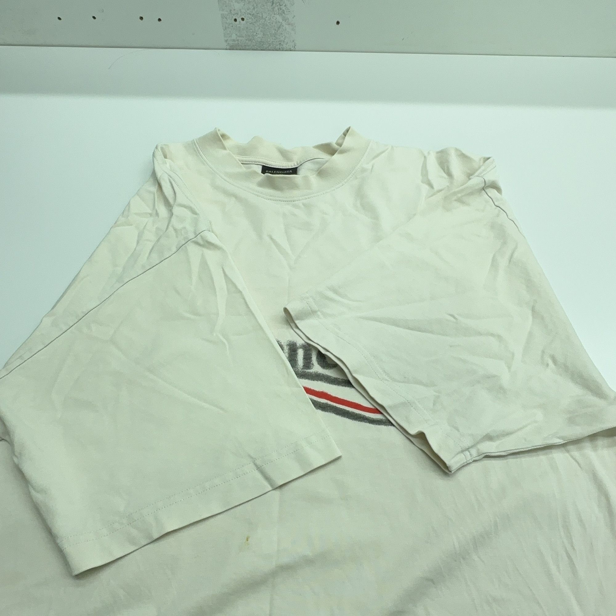 Balenciaga Balenciaga Wave Logo T-Shirt Size S Size US S / EU 44-46 / 1 - 9 Thumbnail