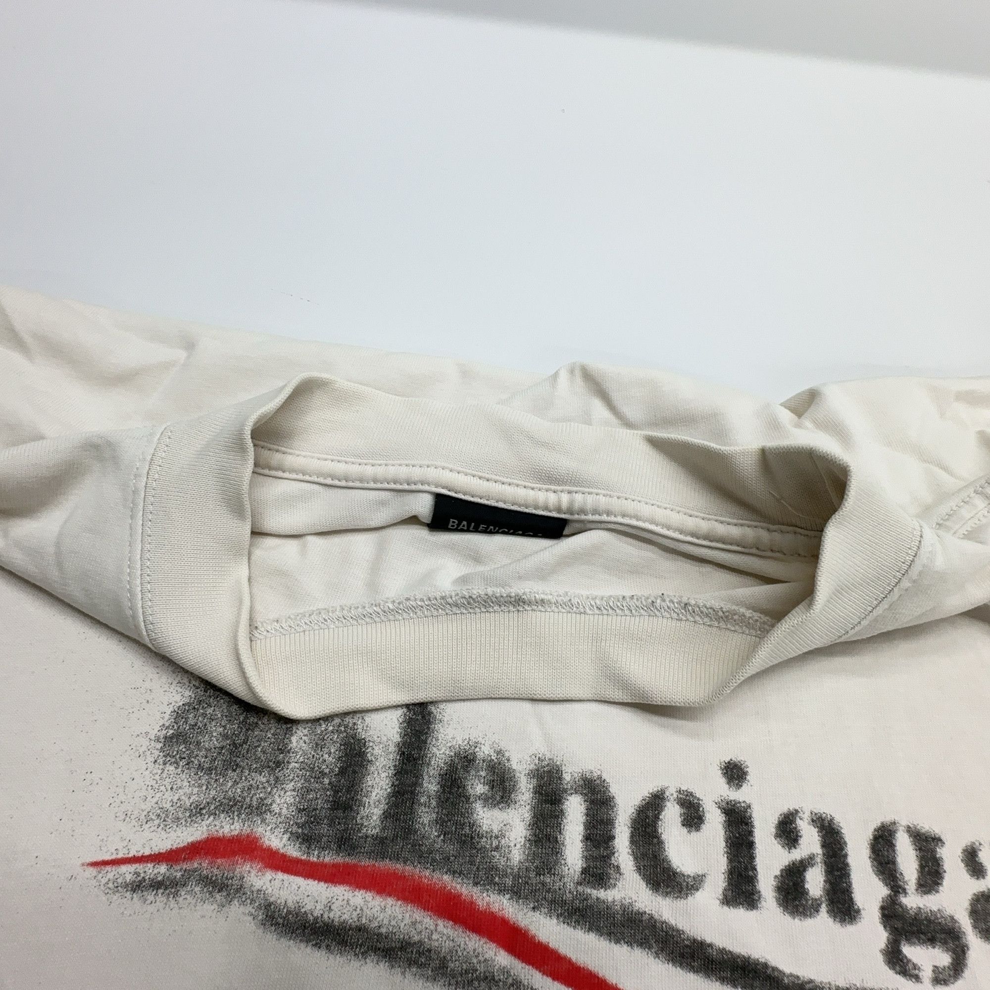Balenciaga Balenciaga Wave Logo T-Shirt Size S Size US S / EU 44-46 / 1 - 5 Thumbnail
