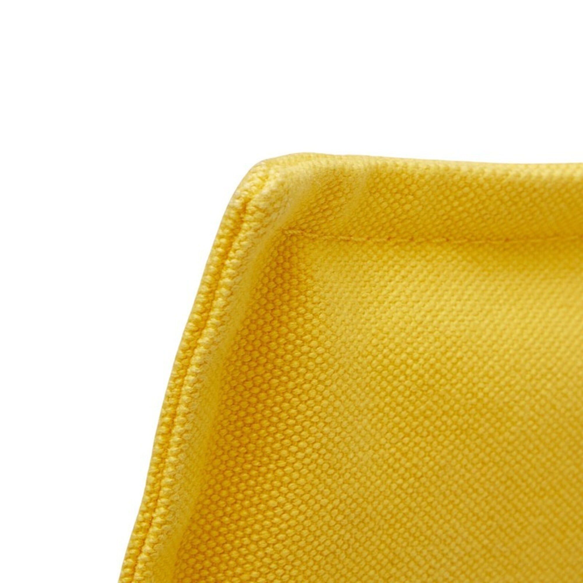 Hermes Hermes Yachting PM Handbag Pouch Accessory Case Yellow Cotton Women's HERMES Size ONE SIZE - 5 Thumbnail