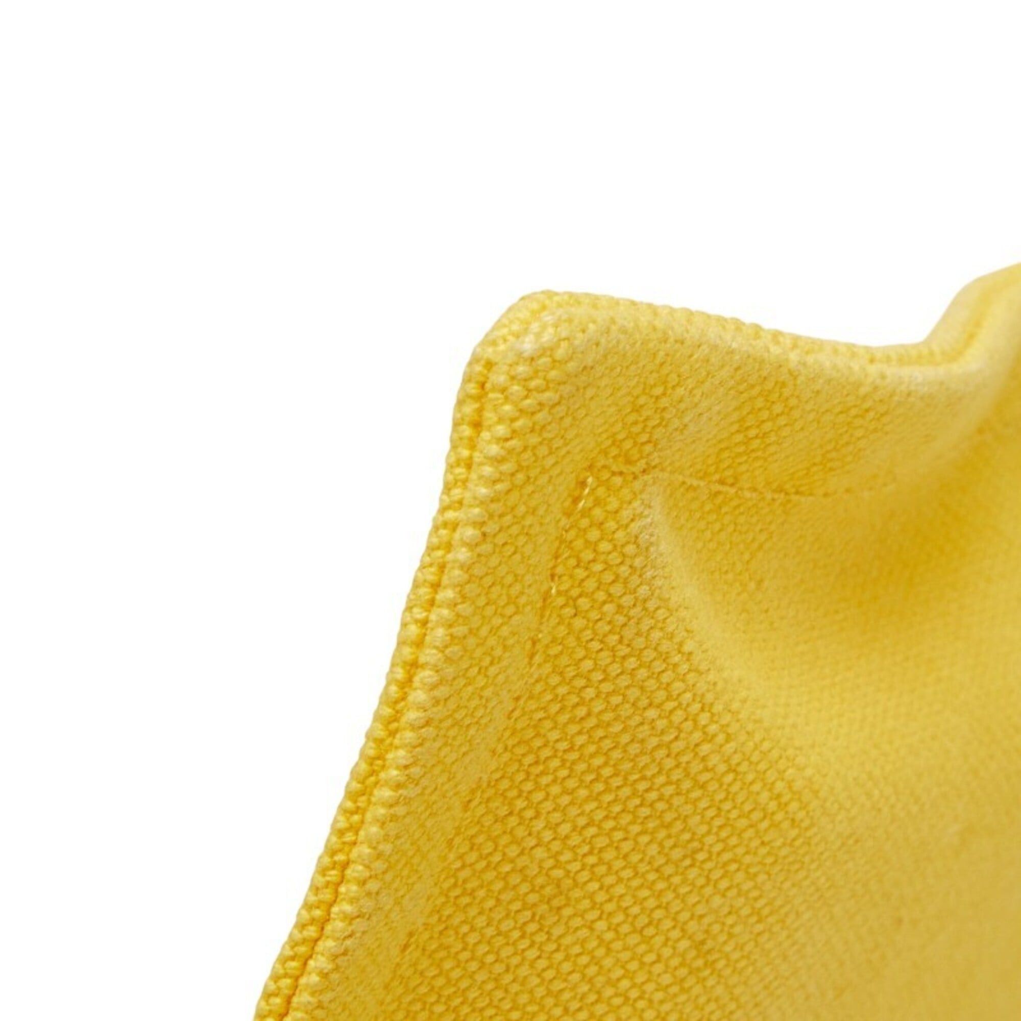 Hermes Hermes Yachting PM Handbag Pouch Accessory Case Yellow Cotton Women's HERMES Size ONE SIZE - 4 Thumbnail