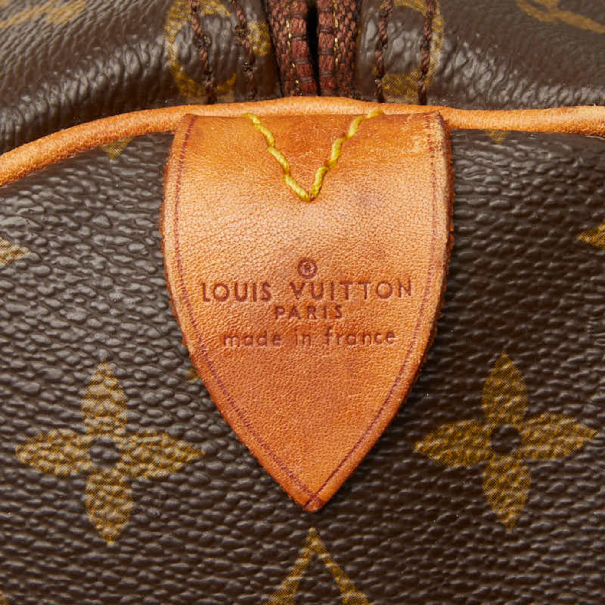 Travel Bag Louis Vuitton Keepall 55 Monogram Canvas M41424  Louis Vuitton Monogram Keepall 55 Boston Bag Travel M41424 Brown Leather Women\'s LOUIS VUITTON
