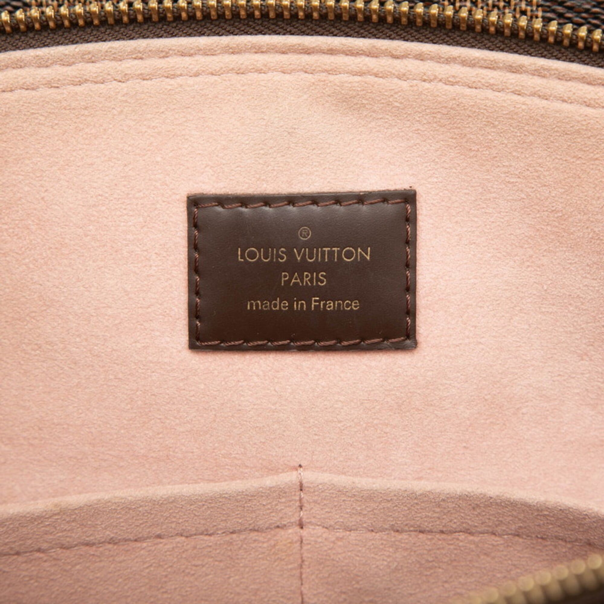 Louis Vuitton Louis Vuitton Damier Normandie Handbag Shoulder Bag 2WAY N41488 Brown Magnolia Pink Leather Women's LOUIS VUITTON Size ONE SIZE - 5 Thumbnail
