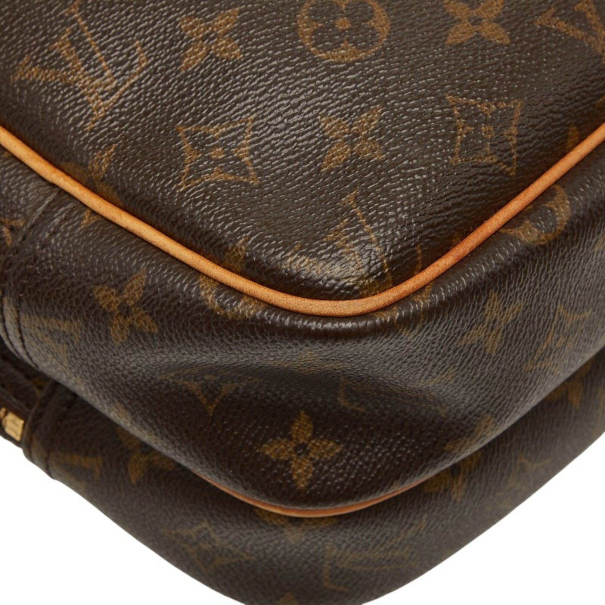 Louis Vuitton Louis Vuitton Monogram Reporter PM Crossbody Shoulder Bag M45254 Brown Leather Women's LOUIS VUITTON Size ONE SIZE - 7 Thumbnail