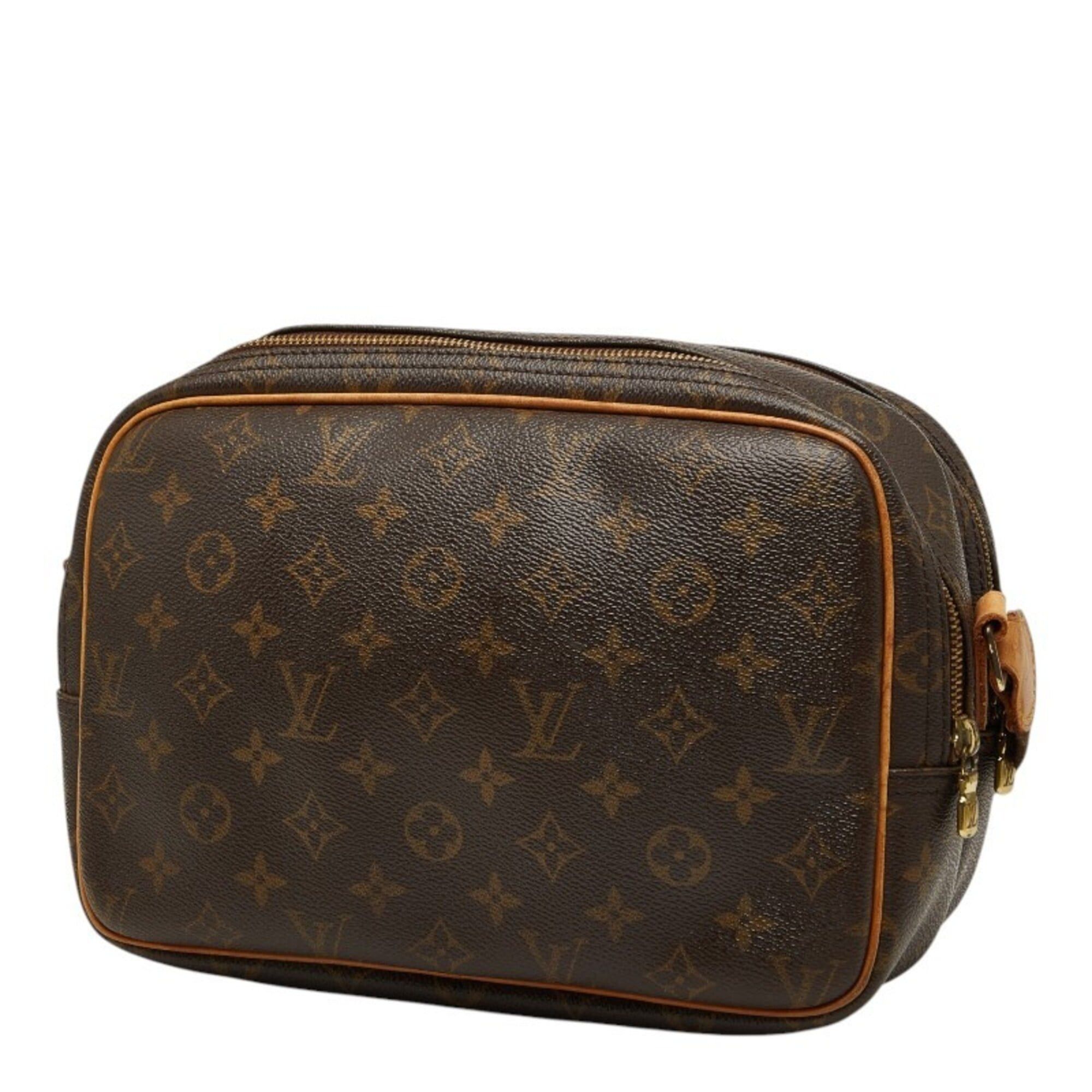 Louis Vuitton Louis Vuitton Monogram Reporter PM Crossbody Shoulder Bag M45254 Brown Leather Women's LOUIS VUITTON Size ONE SIZE - 2 Thumbnail