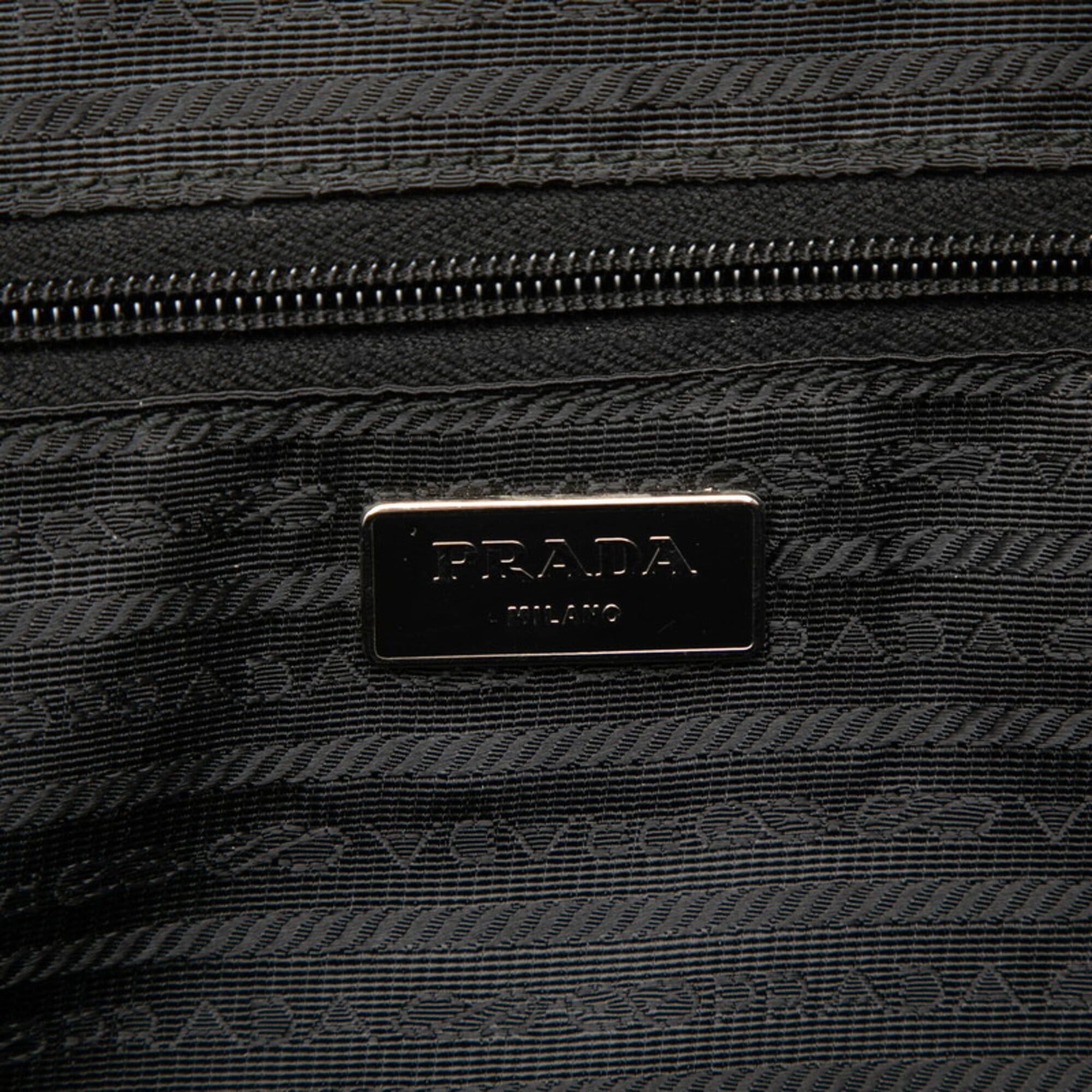 Prada Prada Triangle Logo Plate Handbag Shoulder Bag 2WAY VA0884 Multicolor Canvas Women's PRADA Size ONE SIZE - 7 Thumbnail