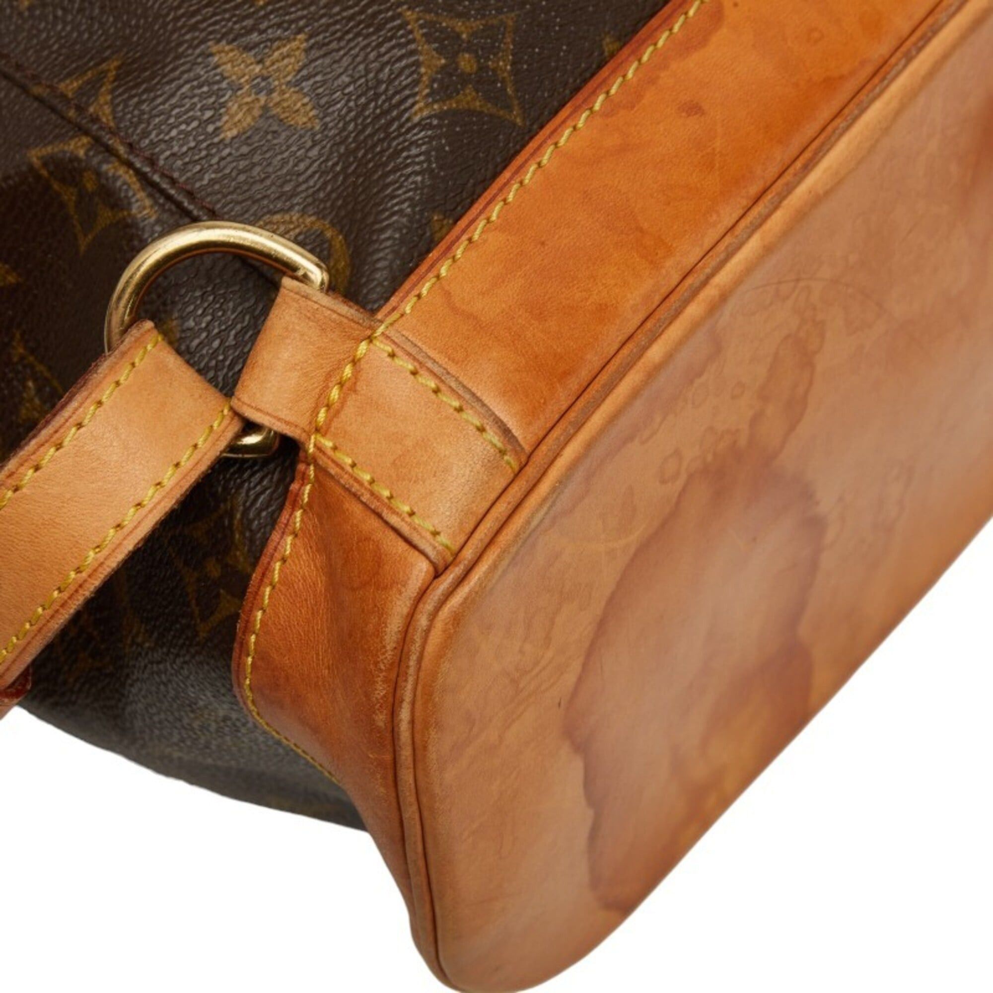 Louis Vuitton Louis Vuitton Monogram Montsouris GM Backpack M51135 Brown Leather Women's LOUIS VUITTON Size ONE SIZE - 7 Thumbnail