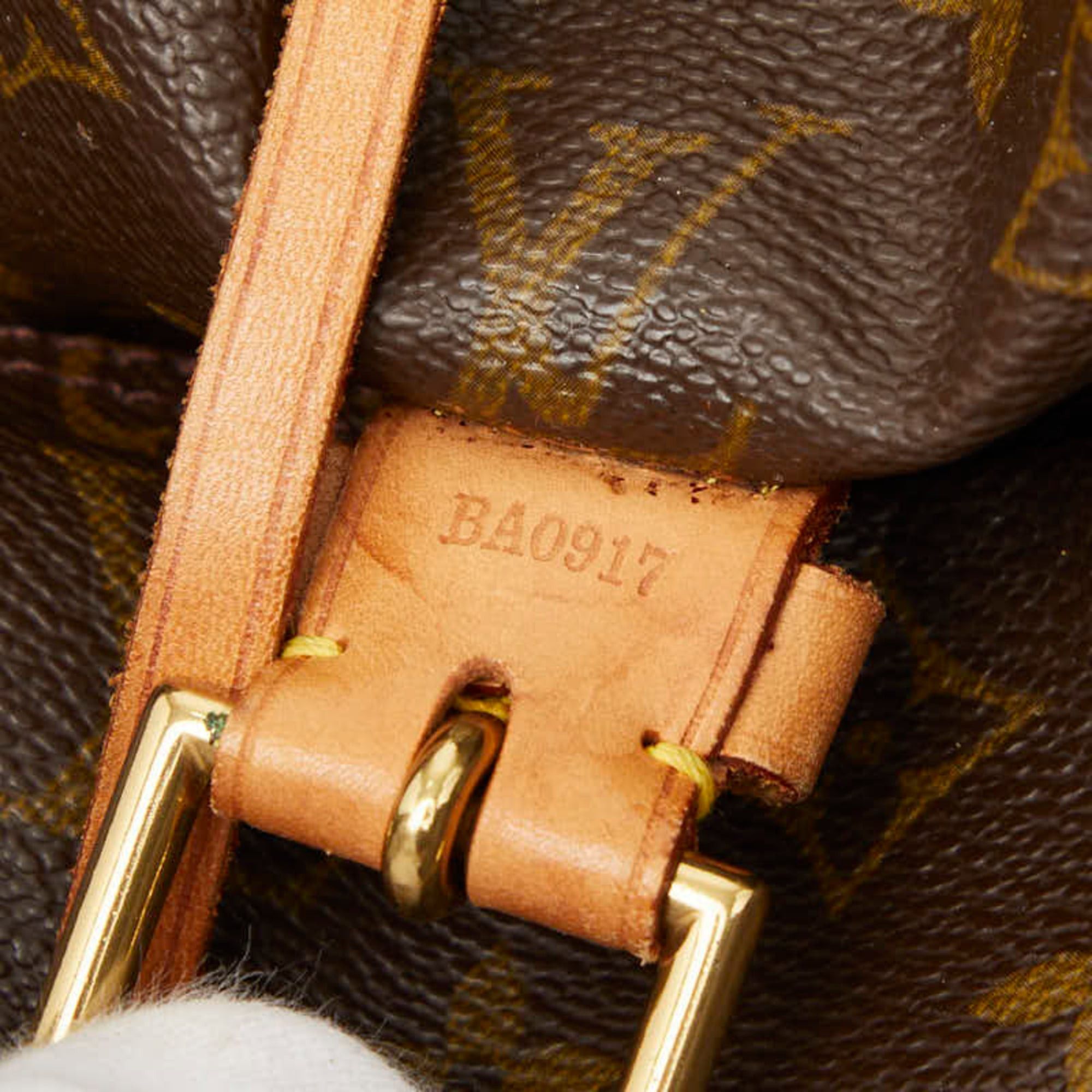 Louis Vuitton Louis Vuitton Monogram Montsouris GM Backpack M51135 Brown Leather Women's LOUIS VUITTON Size ONE SIZE - 12 Thumbnail