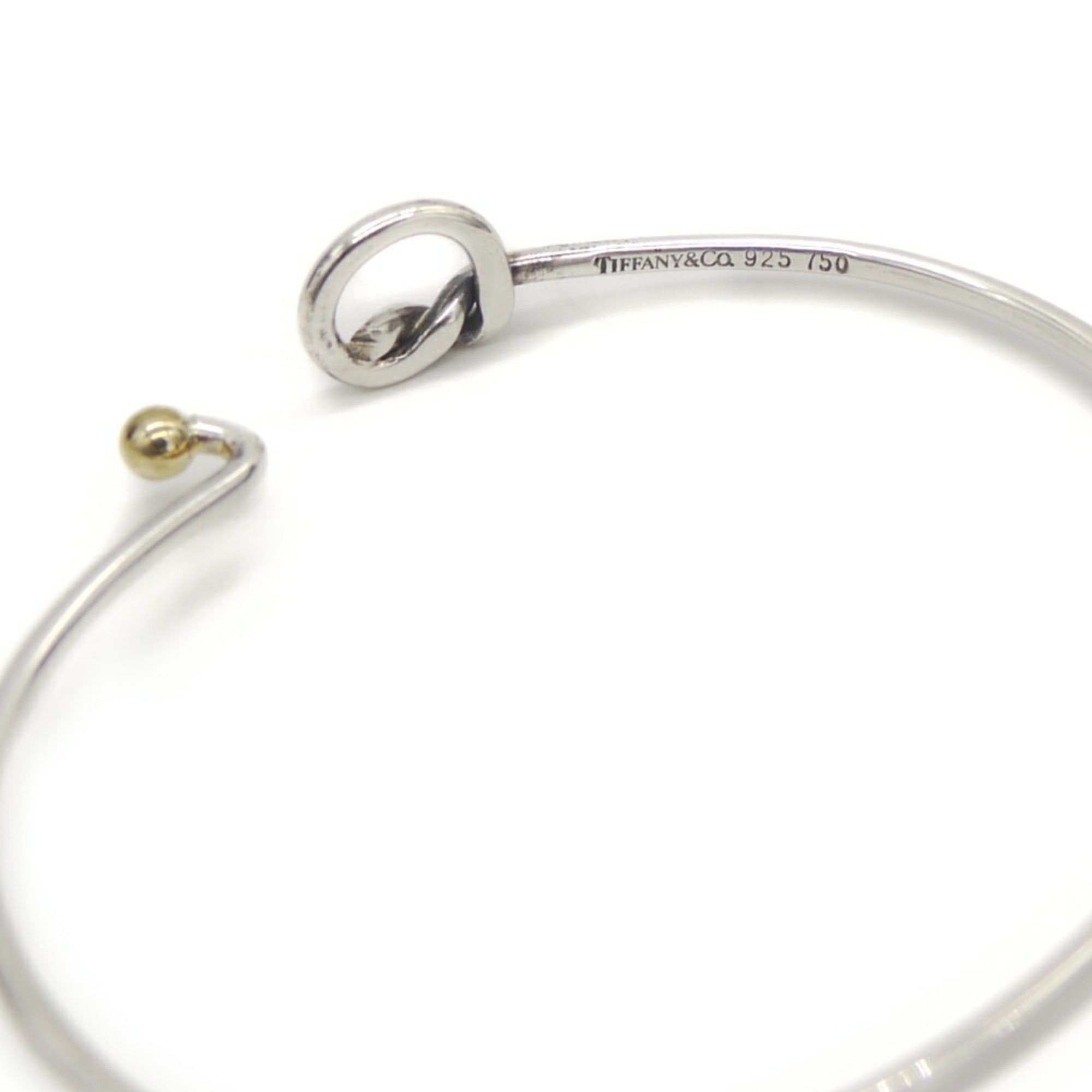 Tiffany & Co. TIFFANY & Co. Tiffany Love Knot Bracelet, Sterling Silver 925 and 18K Gold Size ONE SIZE - 5 Thumbnail