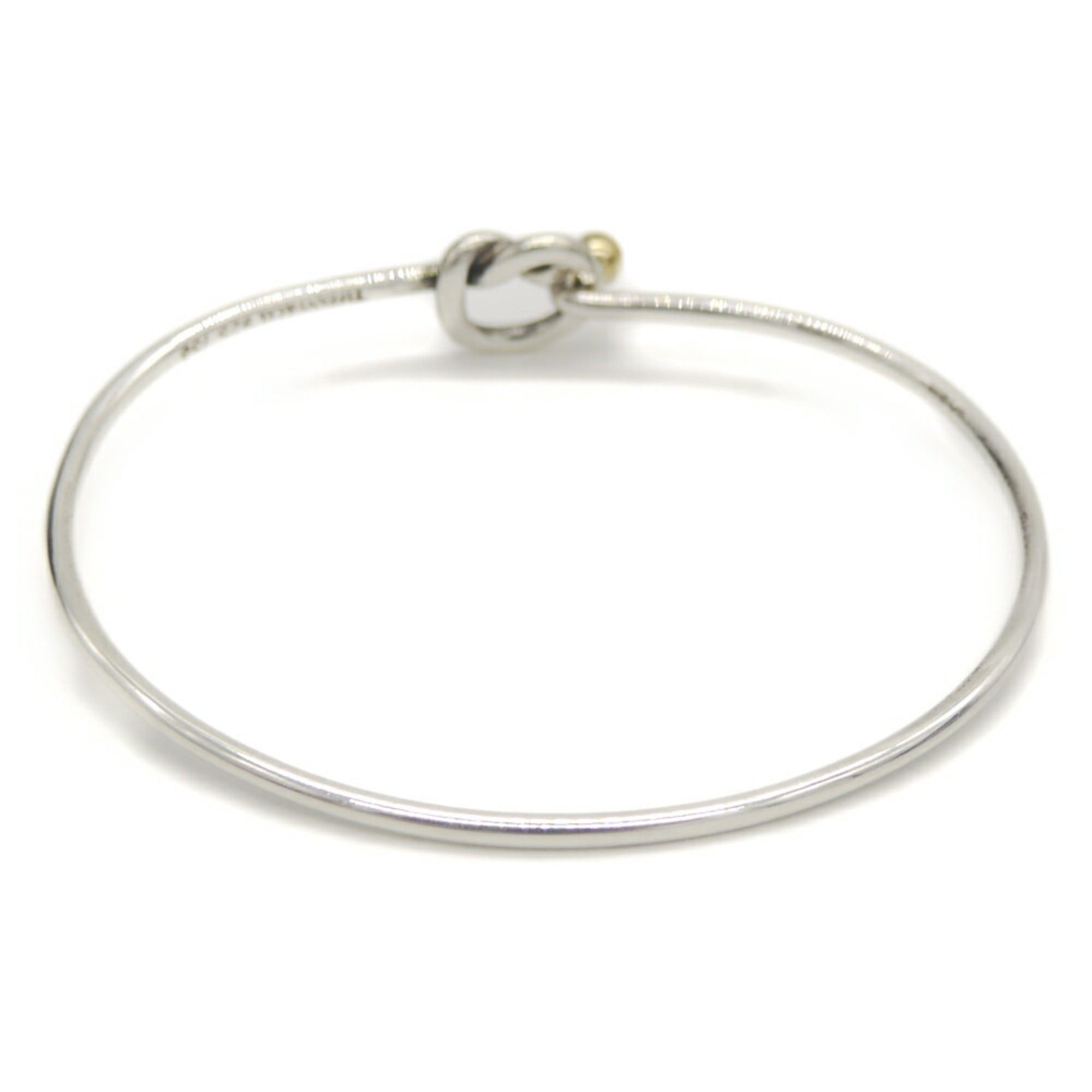 Tiffany & Co. TIFFANY & Co. Tiffany Love Knot Bracelet, Sterling Silver 925 and 18K Gold Size ONE SIZE - 4 Thumbnail