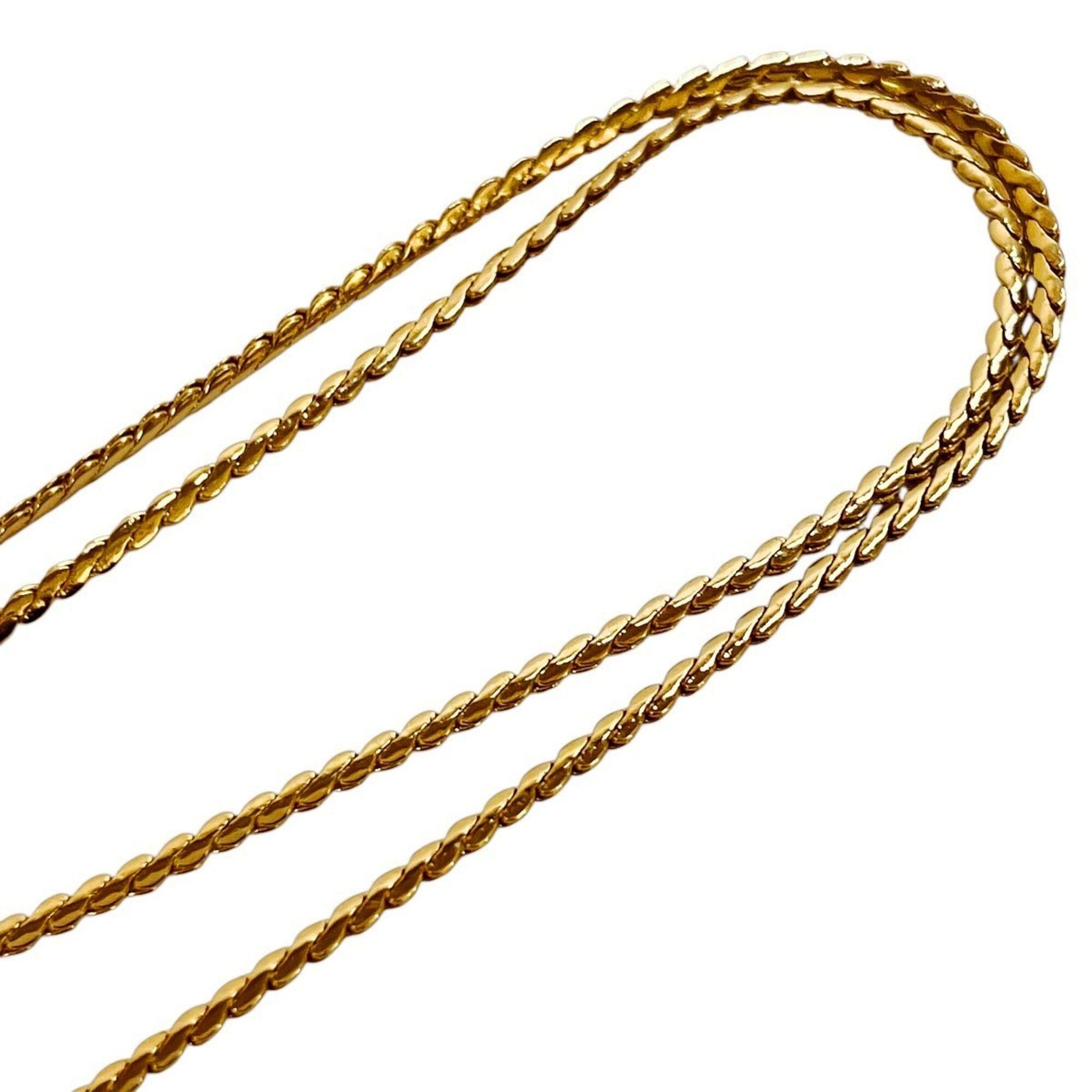 Dior Christian Dior necklace, accessory. Total weight 5.0g, 37cm. Size ONE SIZE - 6 Thumbnail