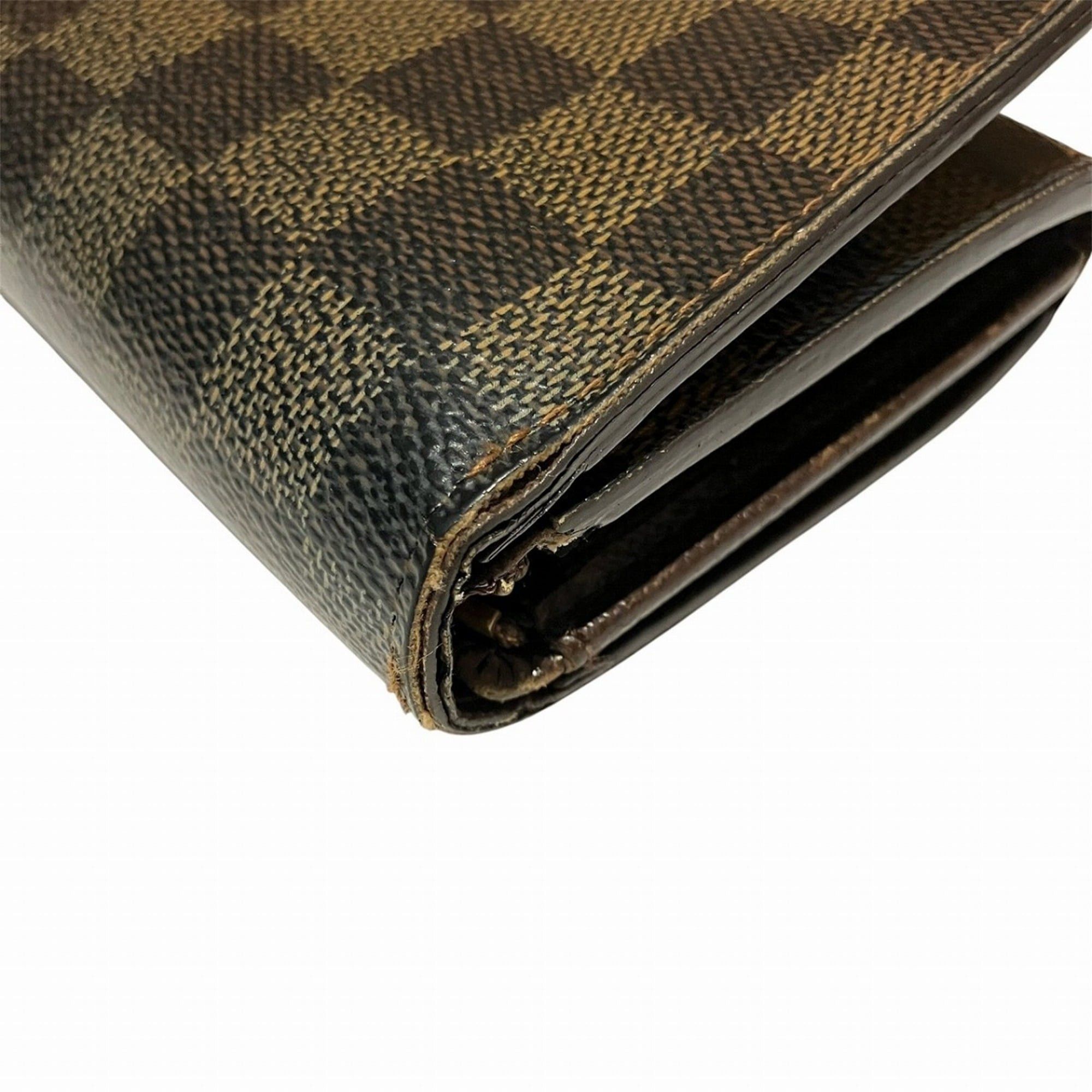 Louis Vuitton Louis Vuitton Portefeuille Trésor Bi-fold Wallet, Damier Toile Leather, N61736 Size ONE SIZE - 6 Thumbnail
