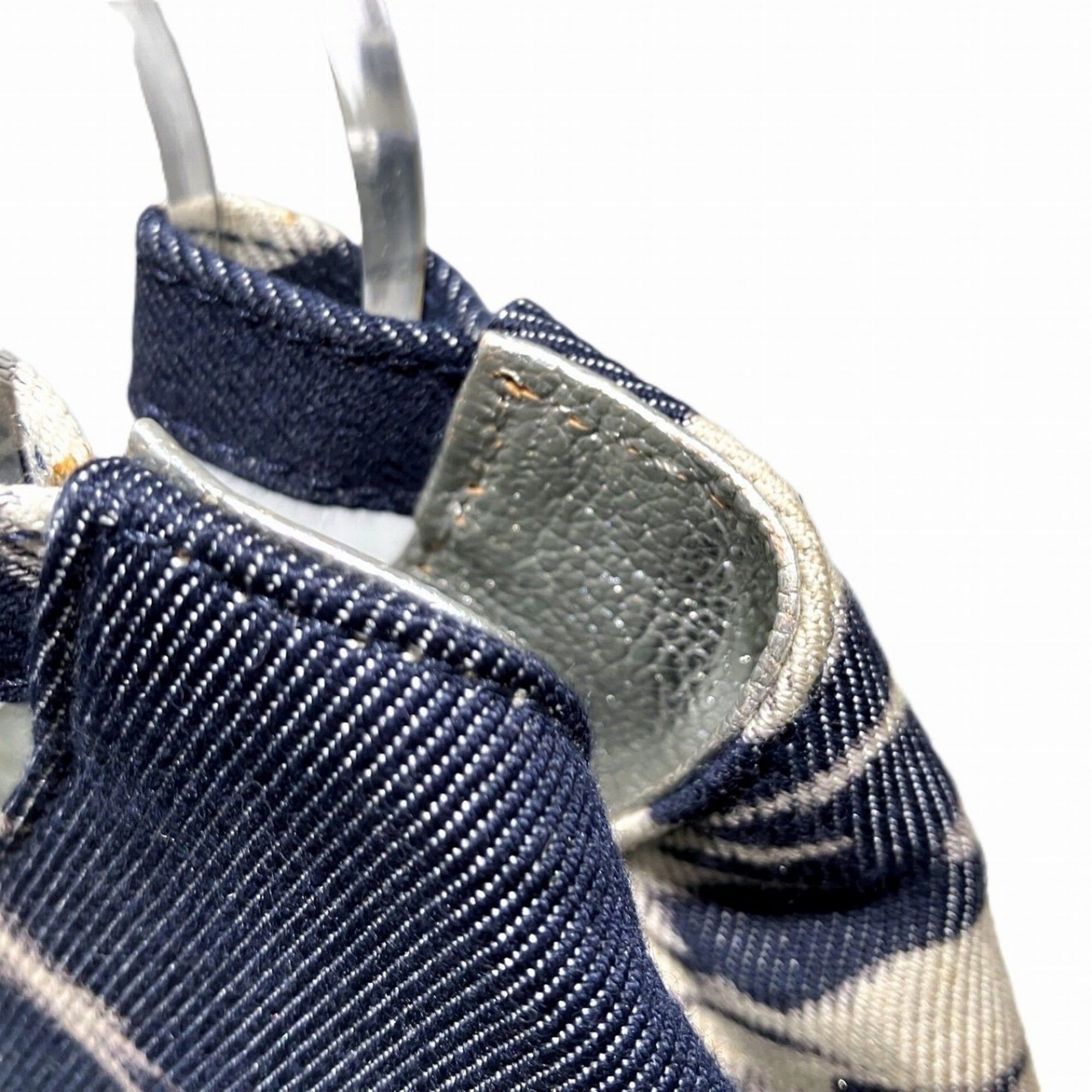 Celine Celine Circle Logo Handle Tote Bag, Denim Canvas Size ONE SIZE - 9 Thumbnail