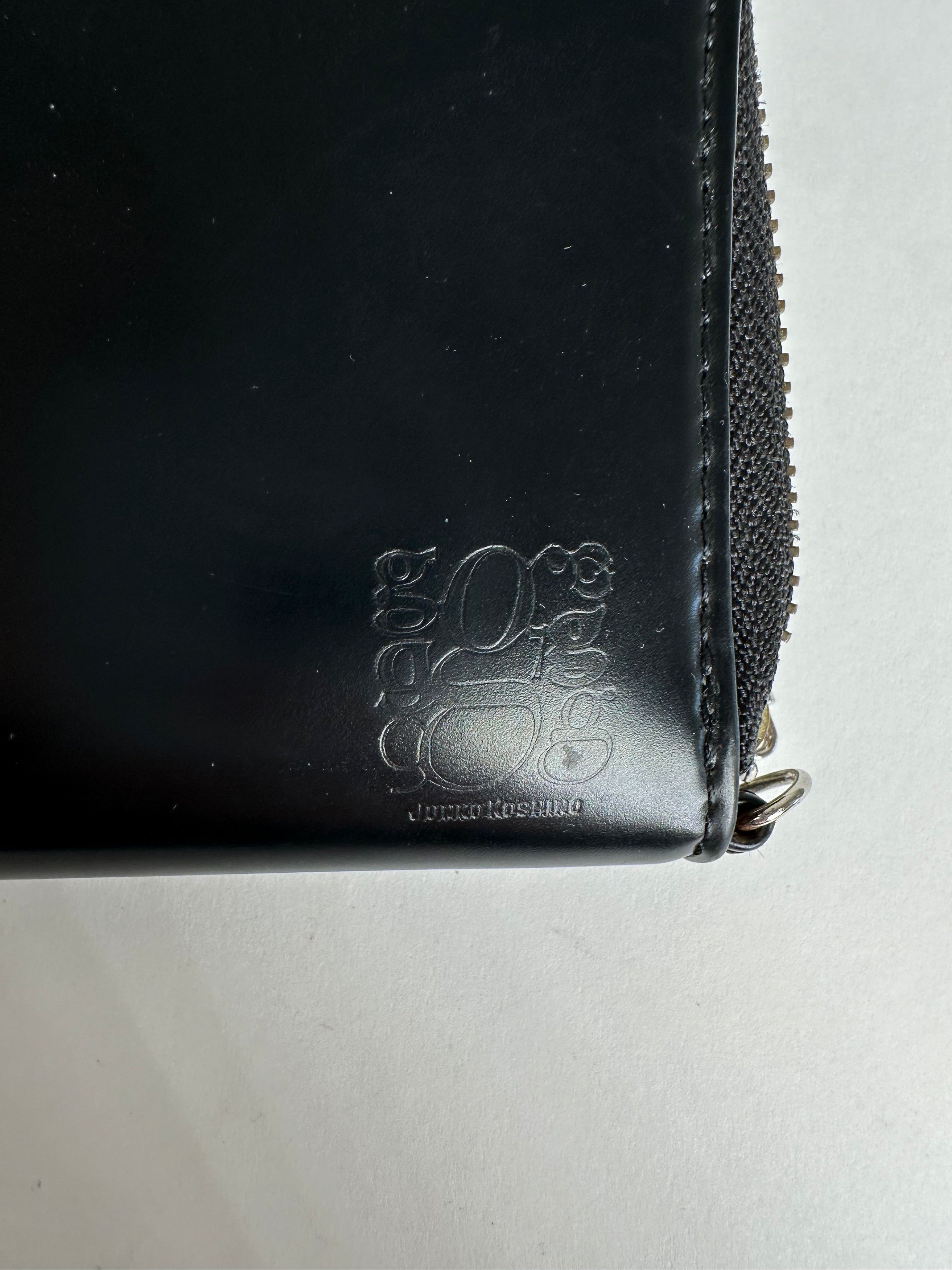 Other Vintage Junko Koshino Zip-Around Wallet Leather Black Size ONE SIZE - 5 Thumbnail