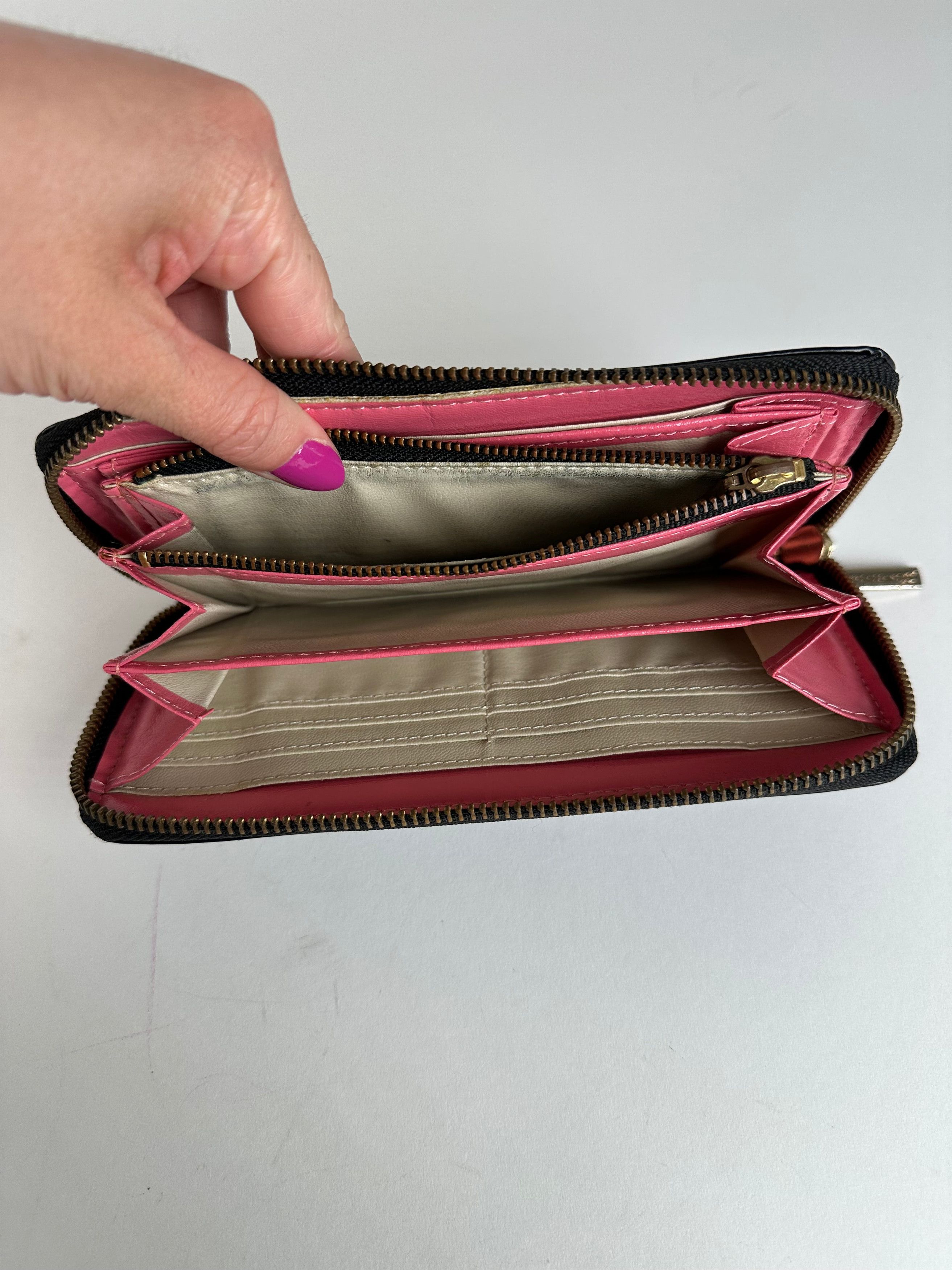 Other Vintage Junko Koshino Zip-Around Wallet Leather Black Size ONE SIZE - 4 Thumbnail