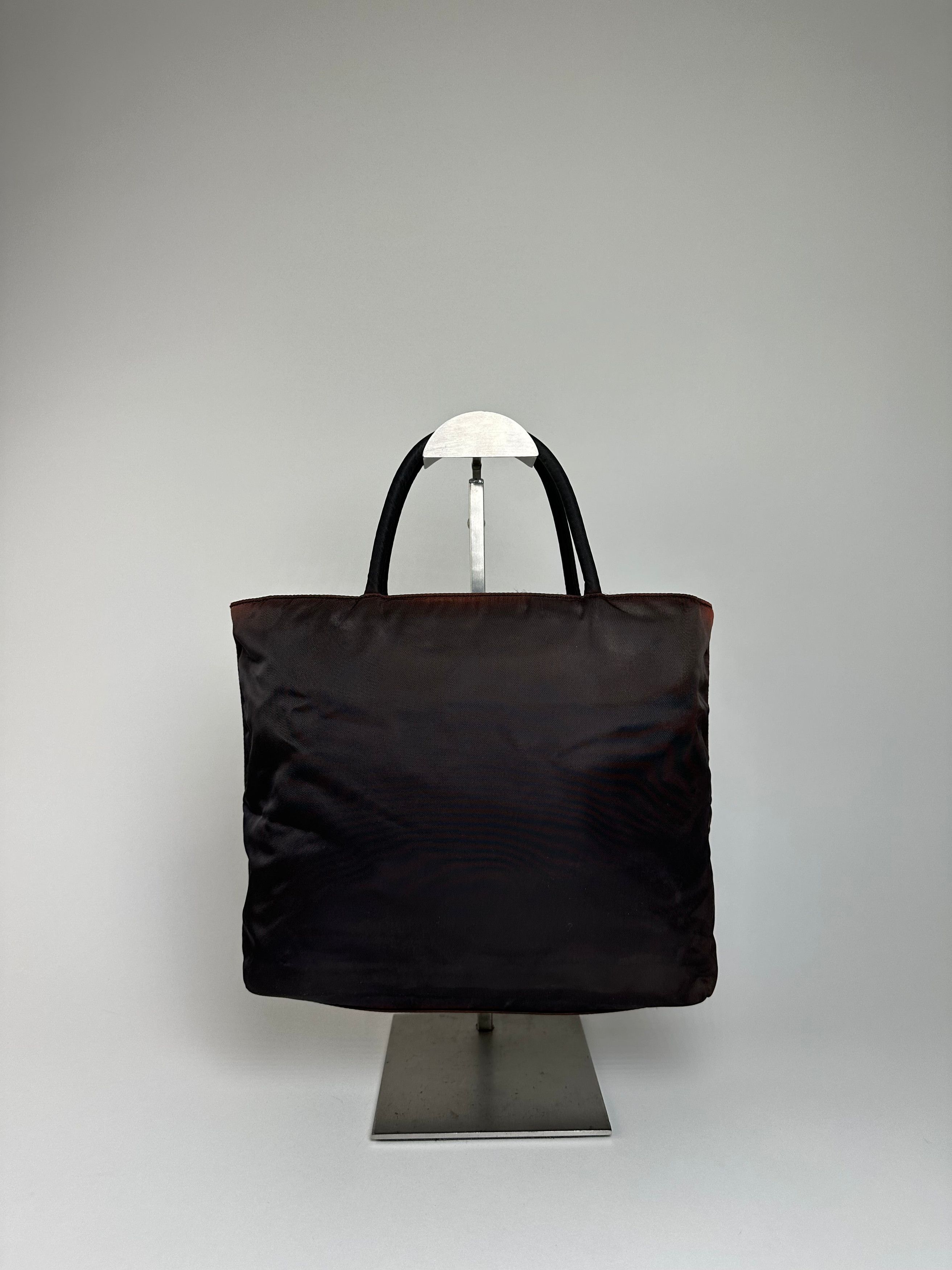 Prada Vintage Nylon Tote Bag Black Size ONE SIZE - 2 Thumbnail
