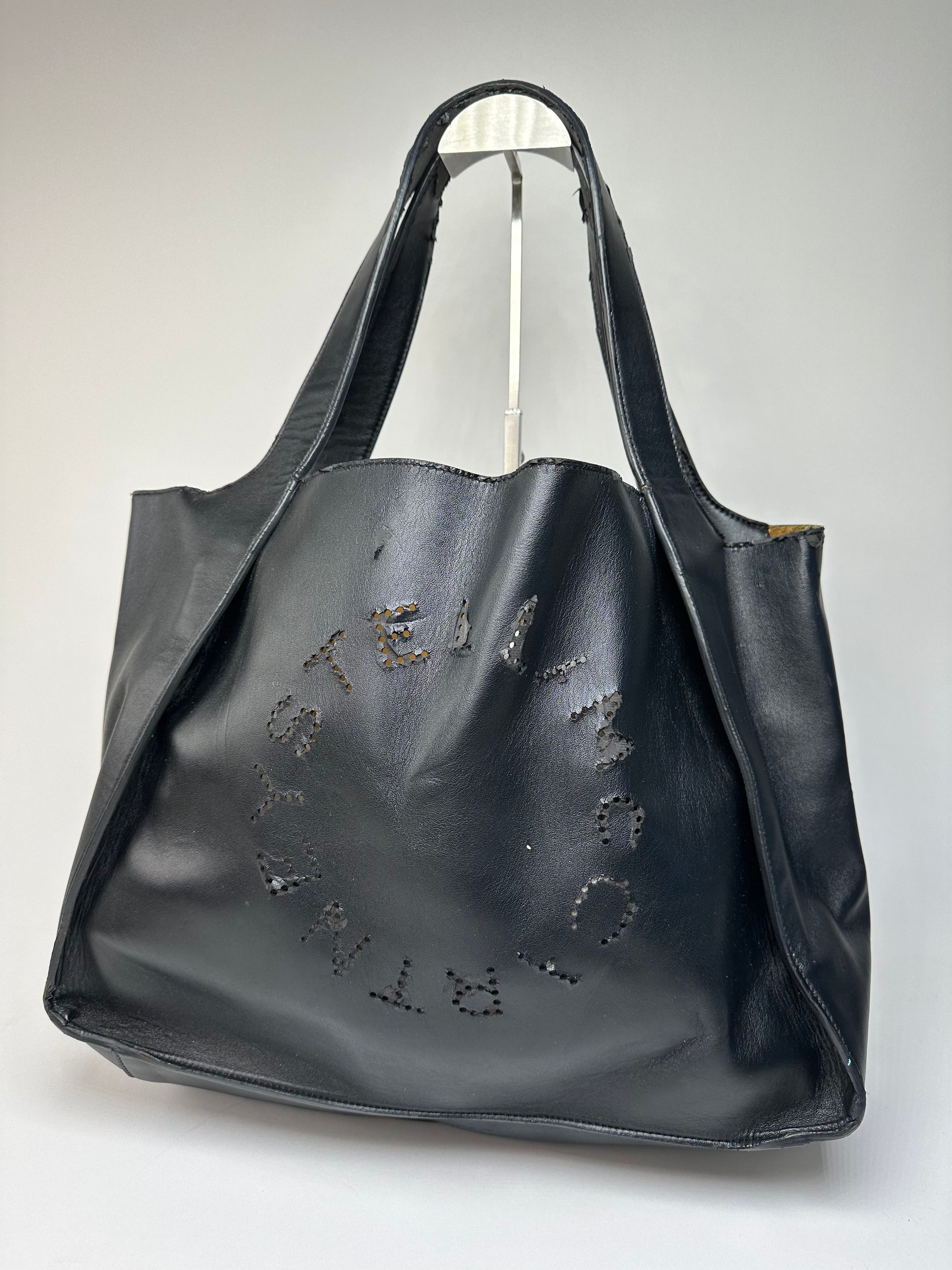 Stella McCartney Vintage Tote Bag Vegan Leather Black Size ONE SIZE - 12 Thumbnail