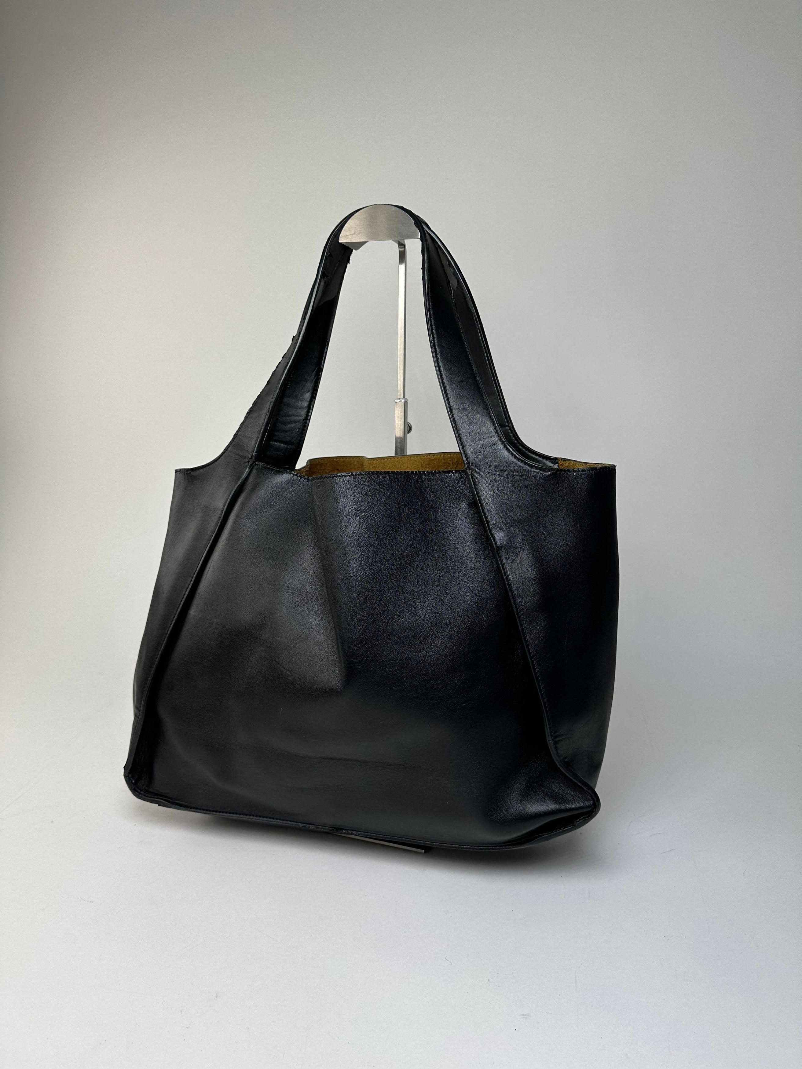 Stella McCartney Vintage Tote Bag Vegan Leather Black Size ONE SIZE - 7 Thumbnail
