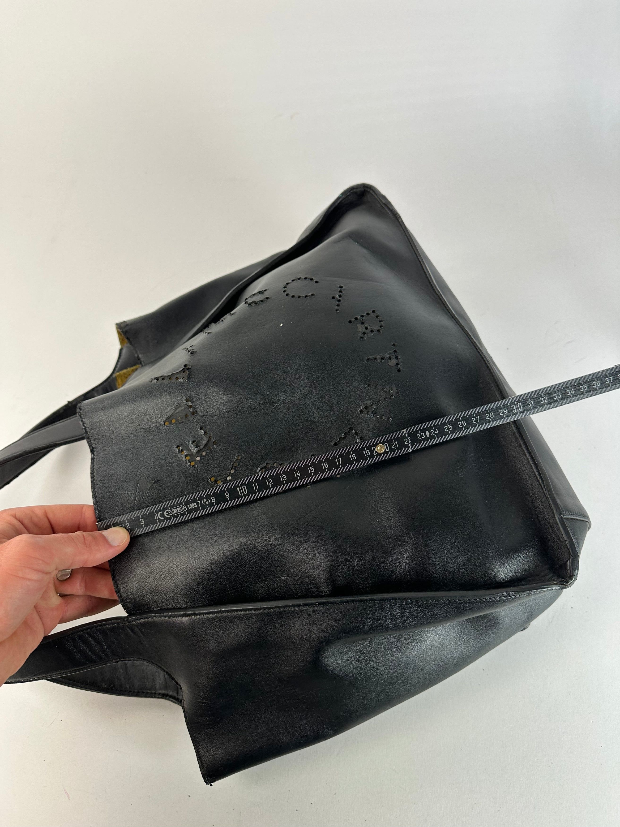 Stella McCartney Vintage Tote Bag Vegan Leather Black Size ONE SIZE - 10 Thumbnail