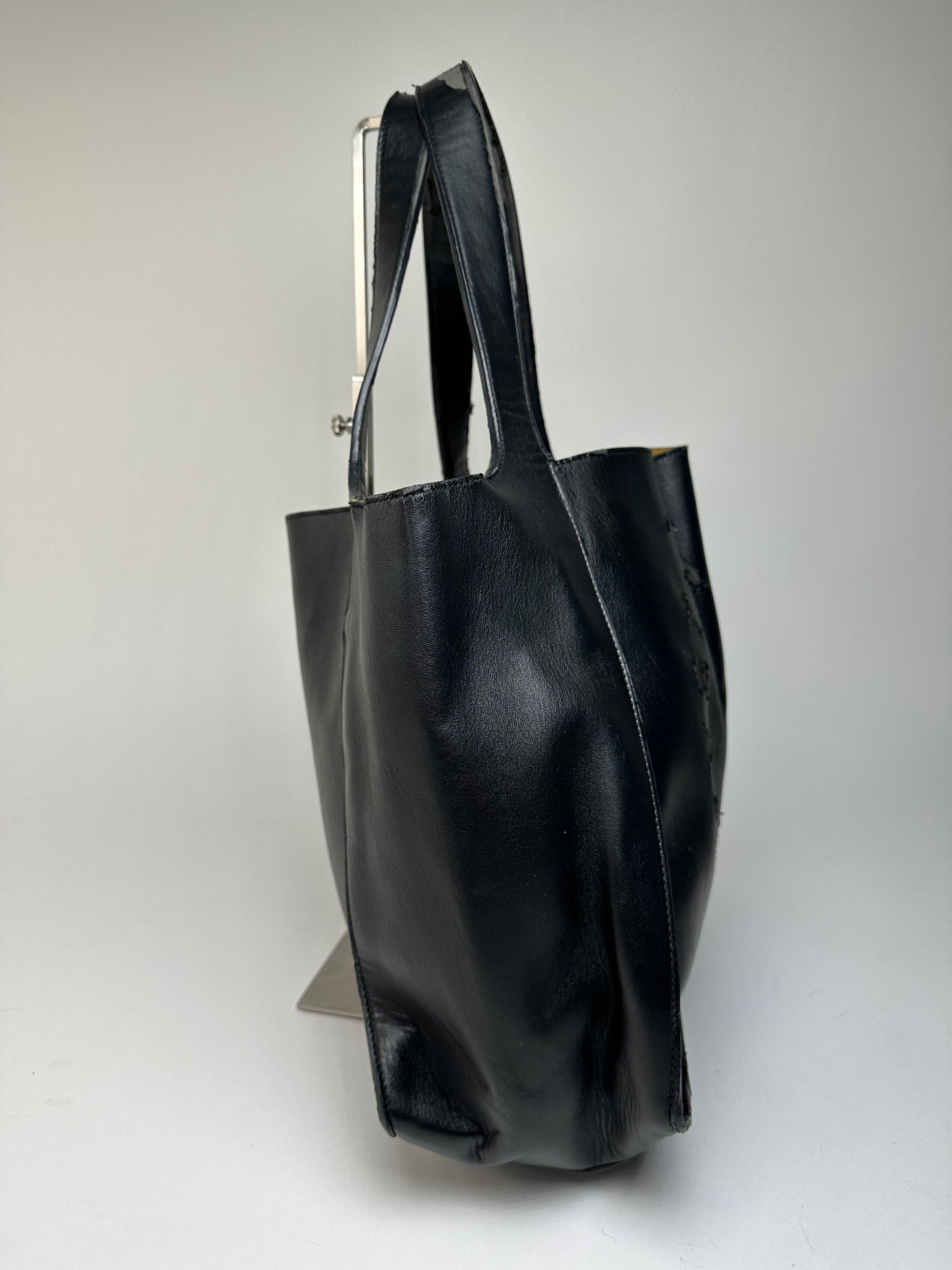 Stella McCartney Vintage Tote Bag Vegan Leather Black Size ONE SIZE - 6 Thumbnail