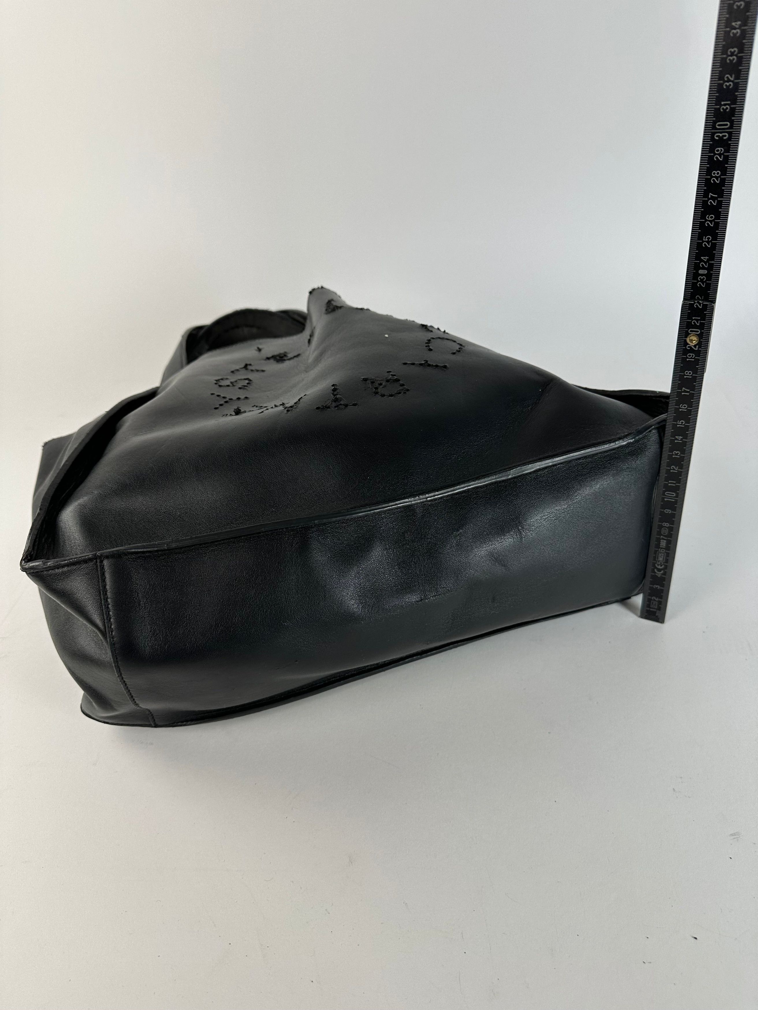 Stella McCartney Vintage Tote Bag Vegan Leather Black Size ONE SIZE - 11 Thumbnail