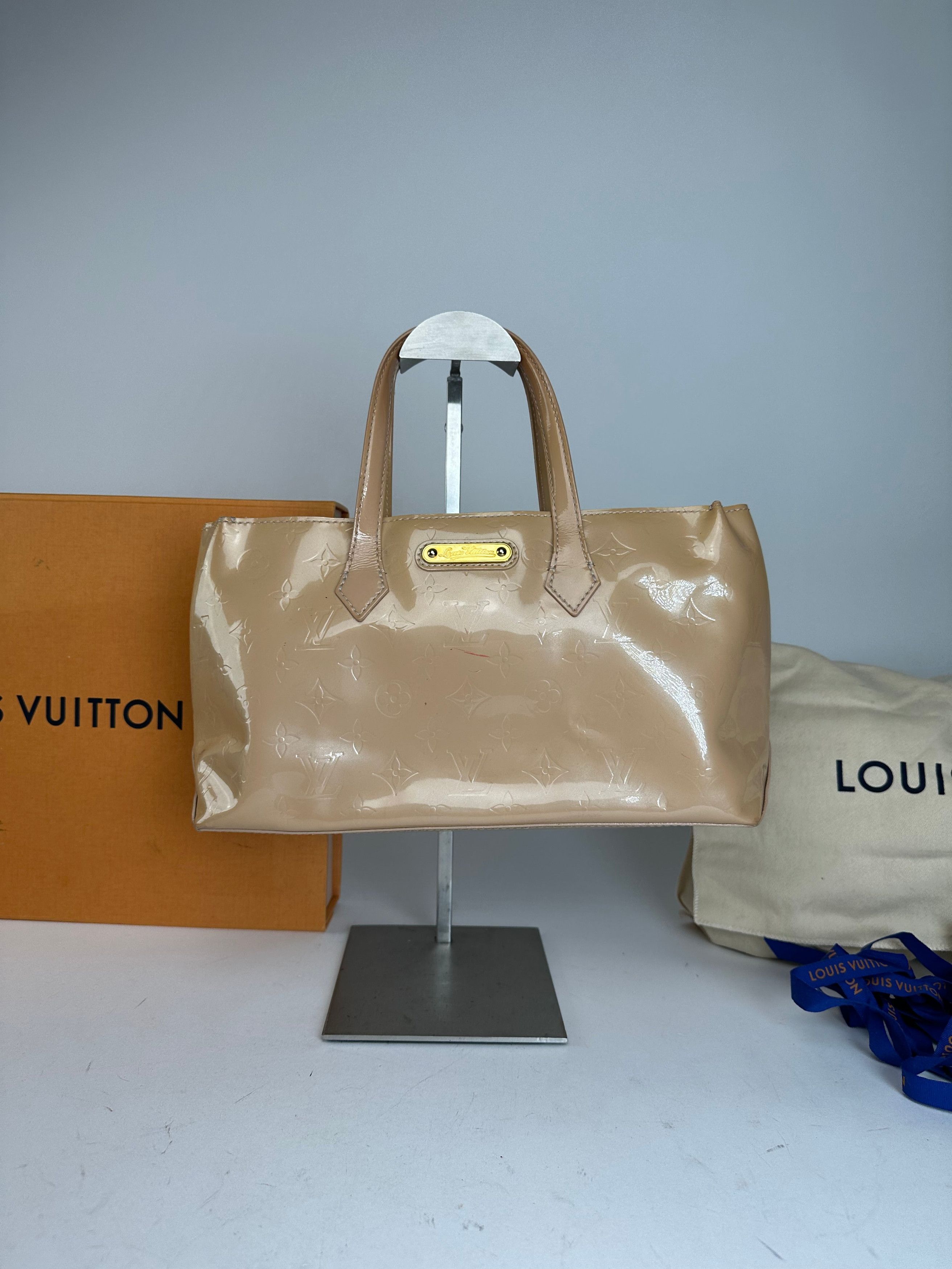 Louis Vuitton Vintage Monogram Vernis Handbag Beige Size ONE SIZE - 11 Thumbnail