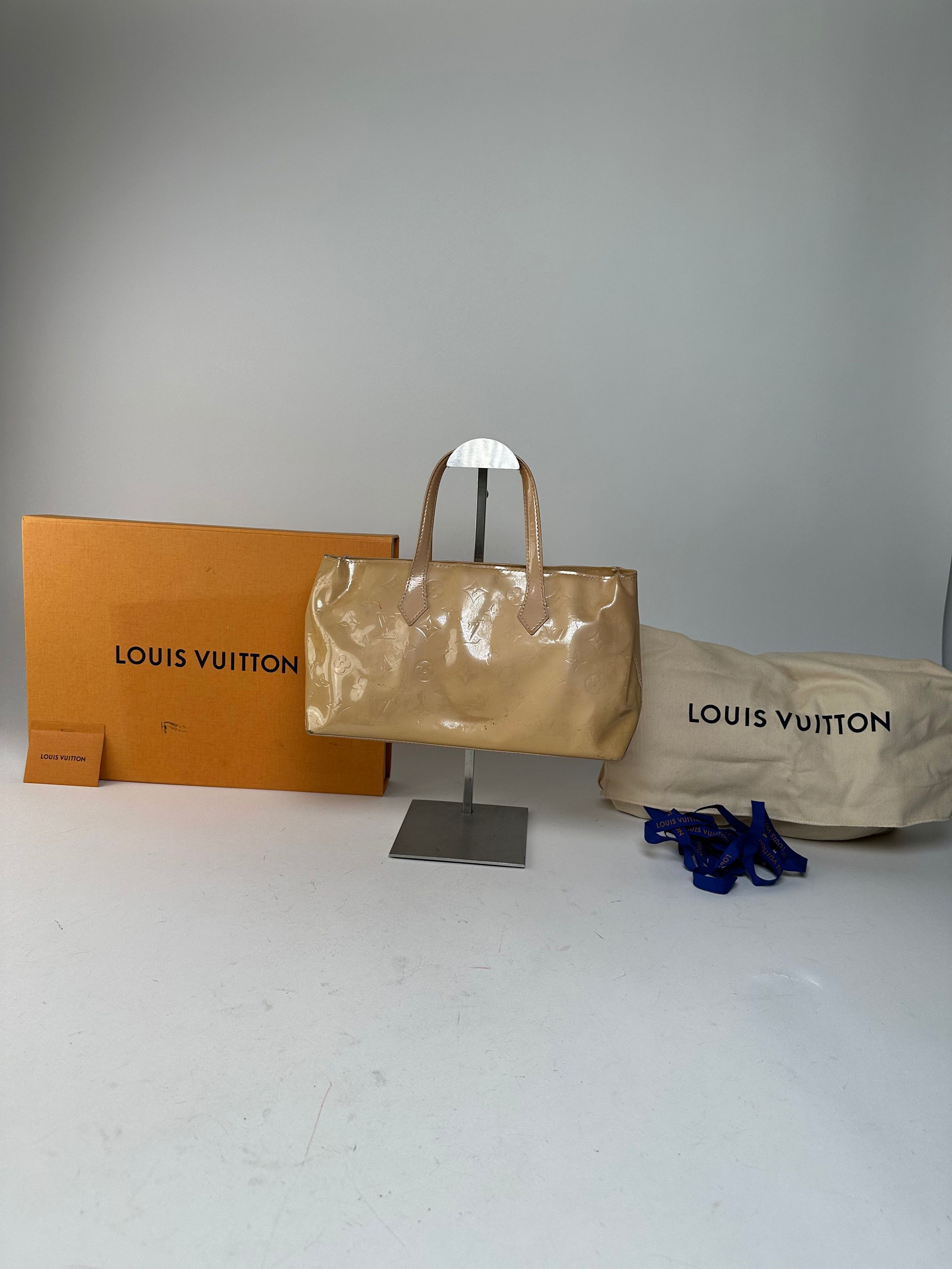 Louis Vuitton Vintage Monogram Vernis Handbag Beige Size ONE SIZE - 2 Thumbnail
