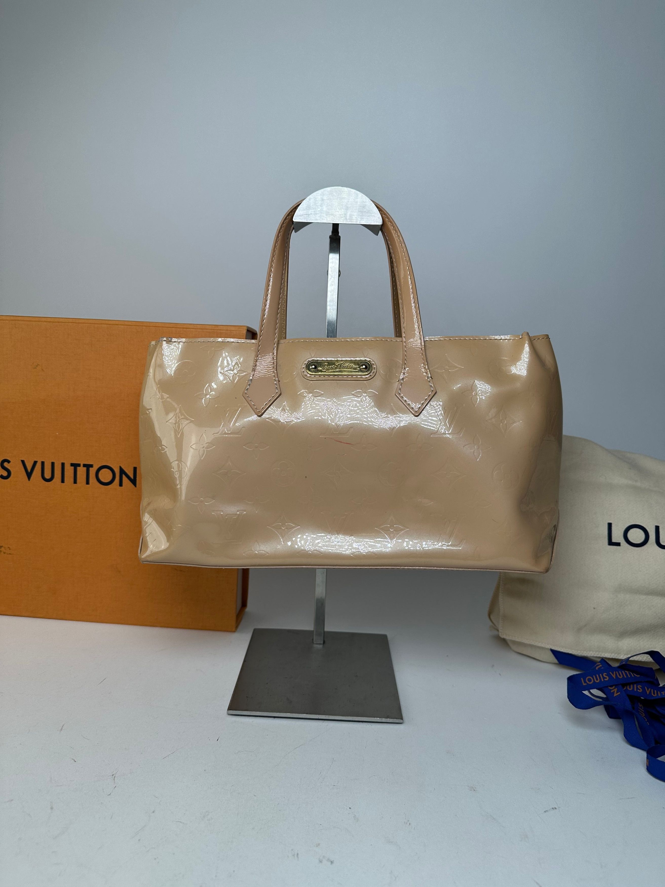 Louis Vuitton Vintage Monogram Vernis Handbag Beige Size ONE SIZE - 5 Thumbnail