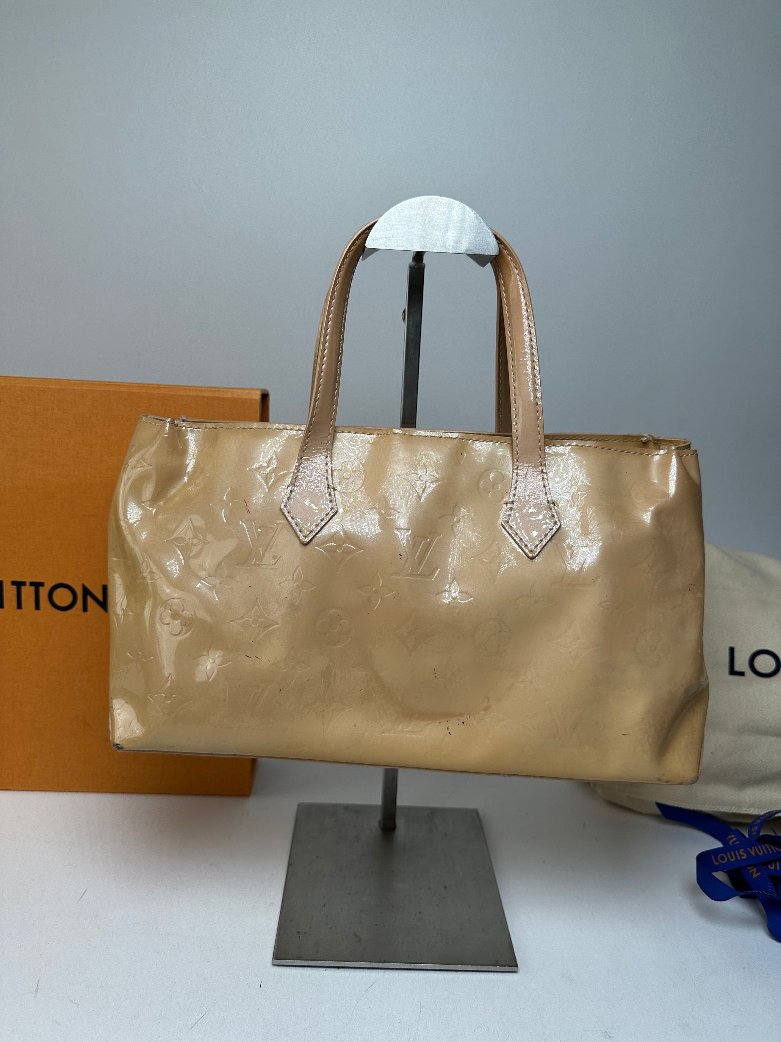 Louis Vuitton Vintage Monogram Vernis Handbag Beige Size ONE SIZE - 12 Thumbnail