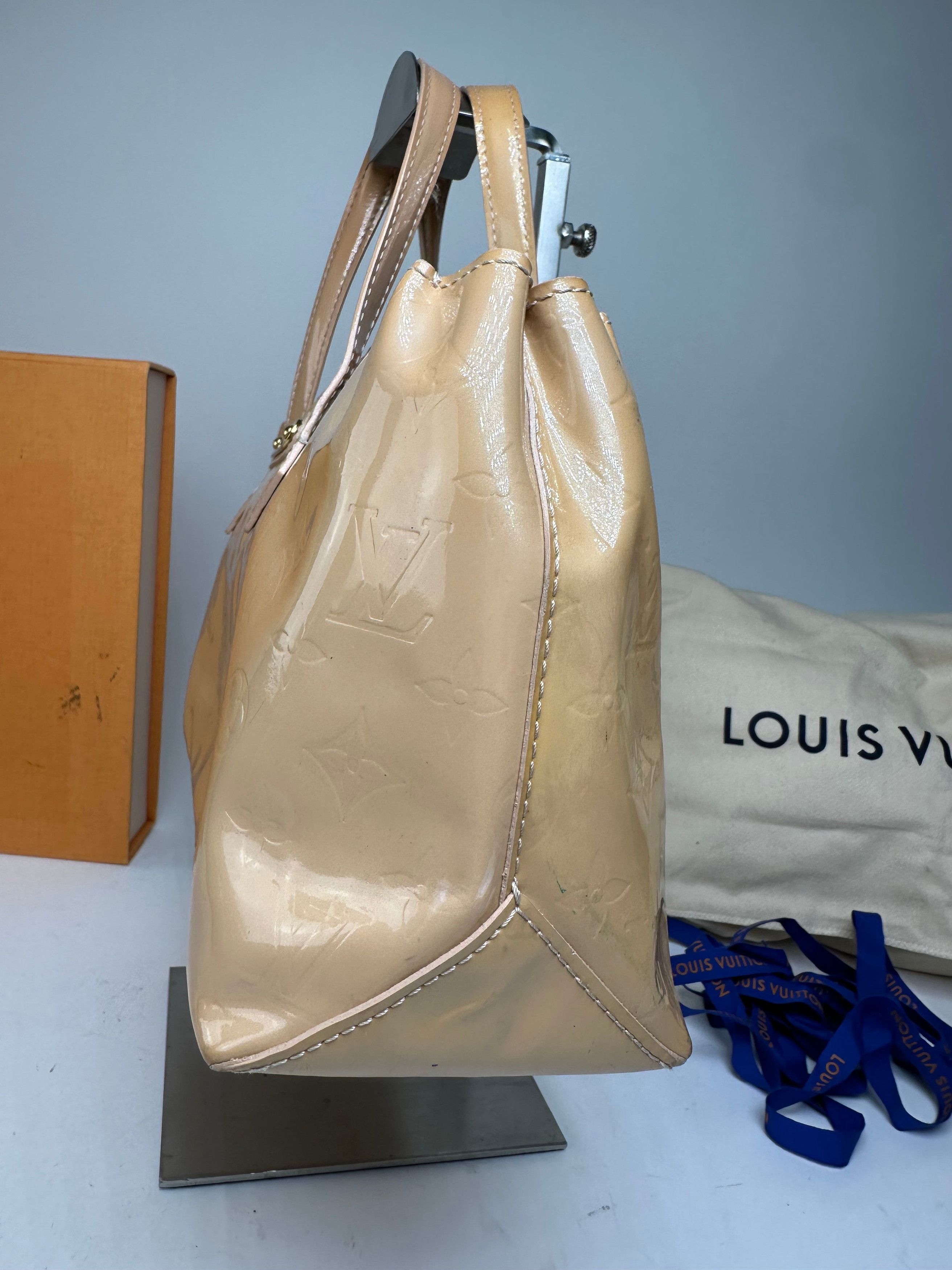Louis Vuitton Vintage Monogram Vernis Handbag Beige Size ONE SIZE - 6 Thumbnail