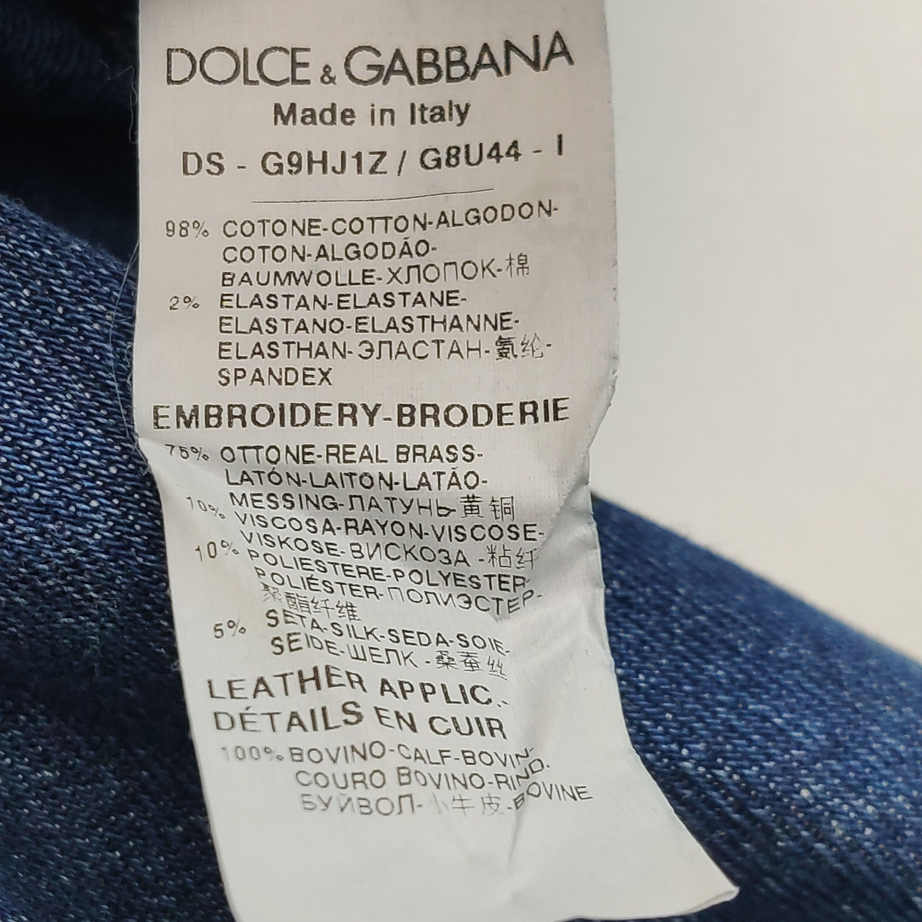 Dolce & Gabbana Dolce & Gabbana Men s Light Jackets Size US S / EU 44-46 / 1 - 6 Thumbnail