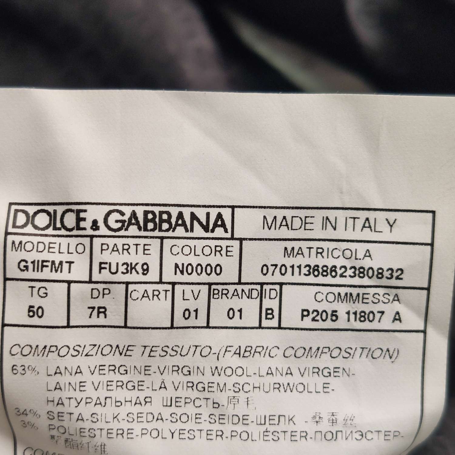 Dolce & Gabbana Dolce & Gabbana Men l Light Jackets Size US L / EU 52-54 / 3 - 9 Thumbnail