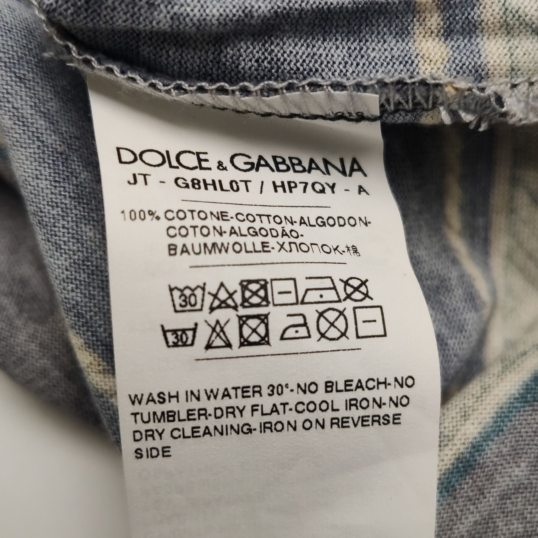 Dolce & Gabbana Dolce & Gabbana Men m Short Sleeve Shirts Size US M / EU 48-50 / 2 - 7 Thumbnail