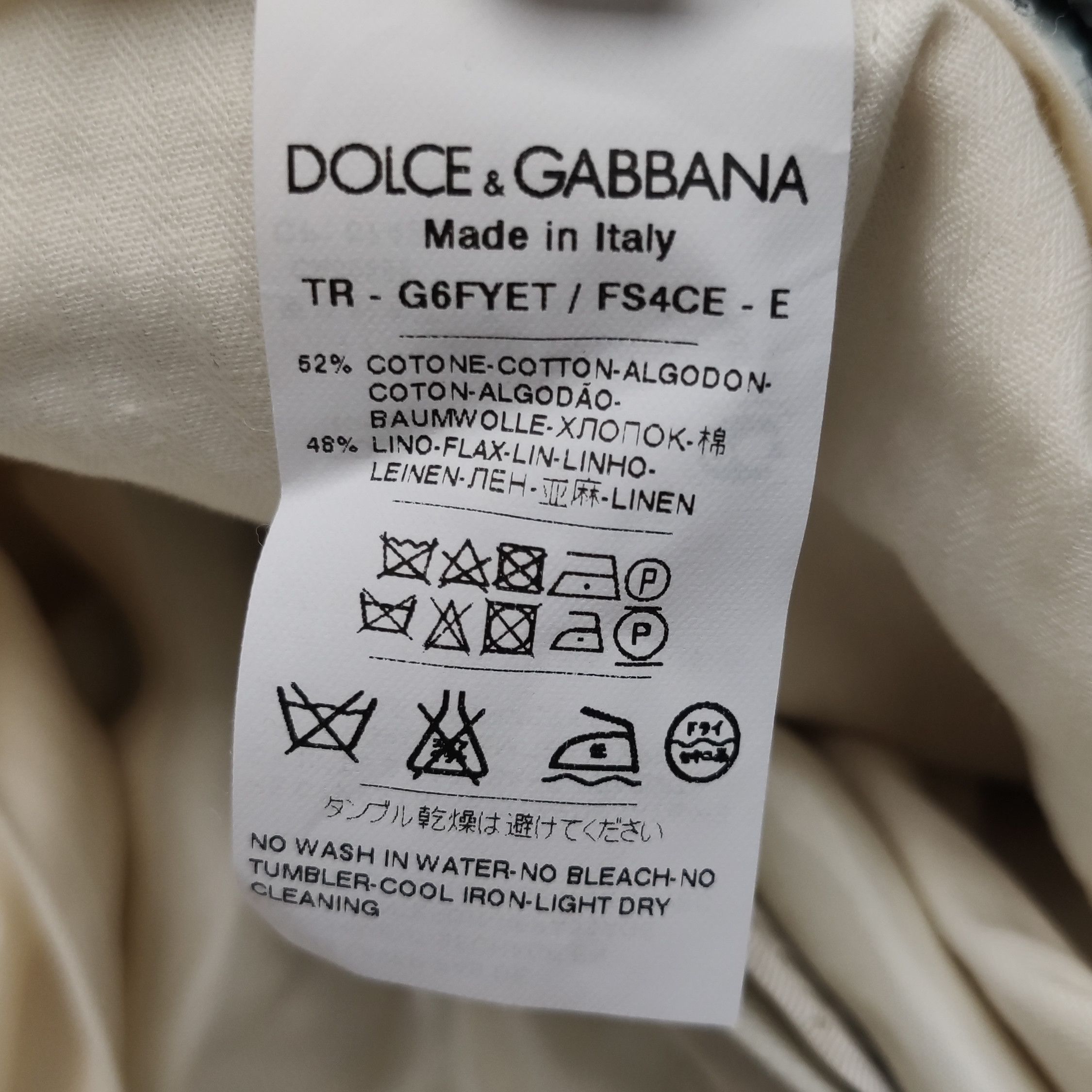 Dolce & Gabbana Dolce & Gabbana Men 28 Casual Pants Size US 28 / EU 44 - 7 Thumbnail