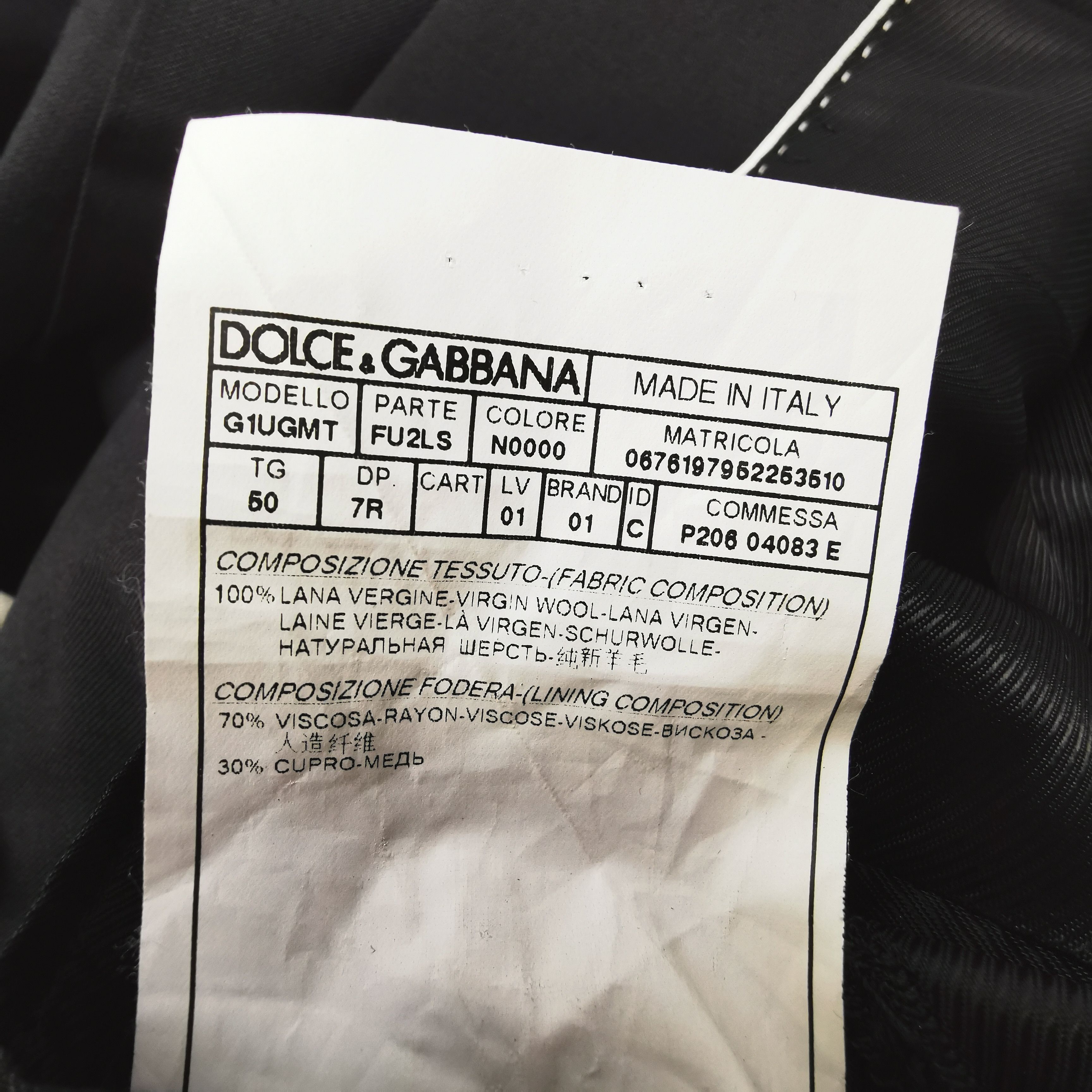 Dolce & Gabbana Dolce & Gabbana Men l Light Jackets Size US L / EU 52-54 / 3 - 8 Thumbnail