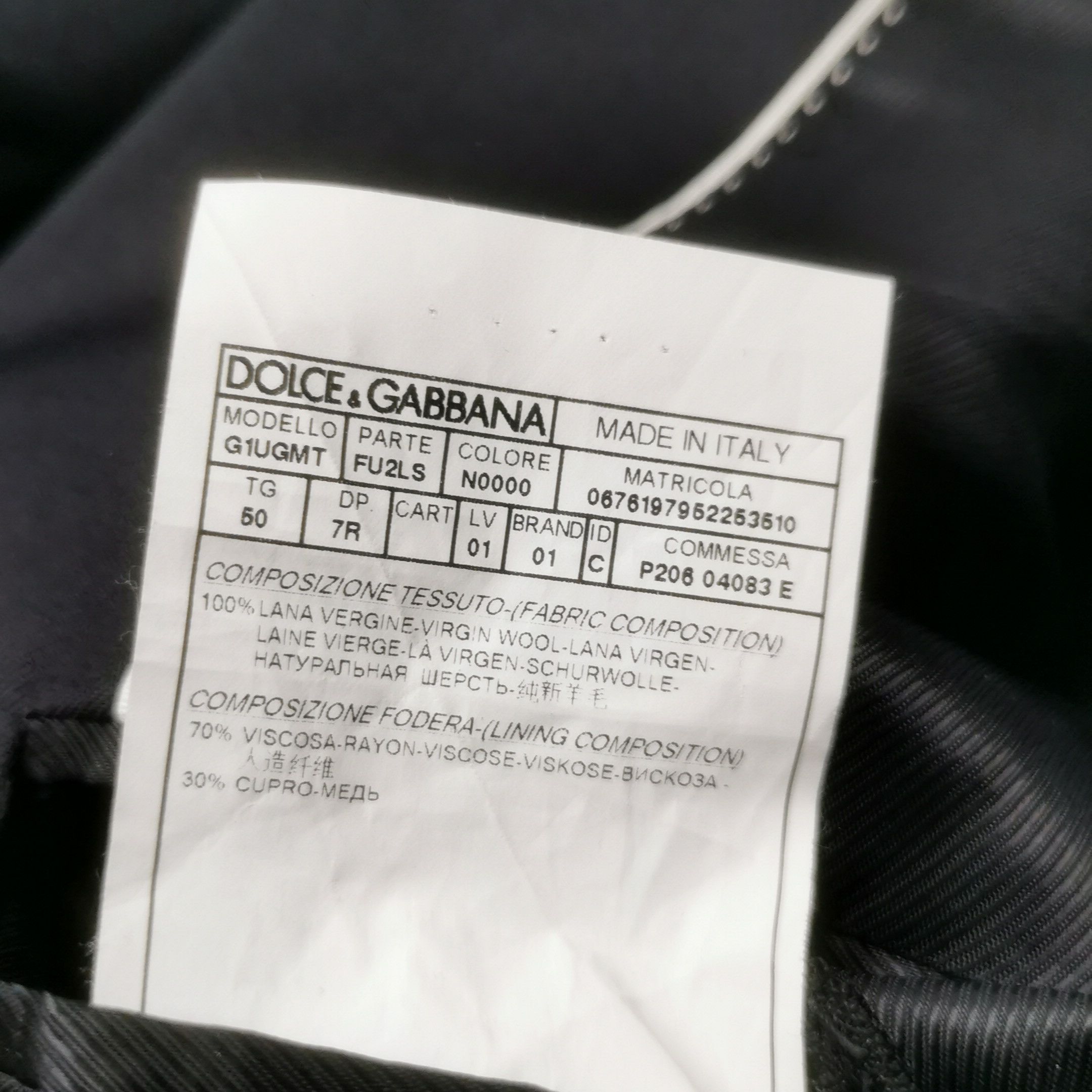 Dolce & Gabbana Dolce & Gabbana Men l Light Jackets Size US L / EU 52-54 / 3 - 7 Thumbnail