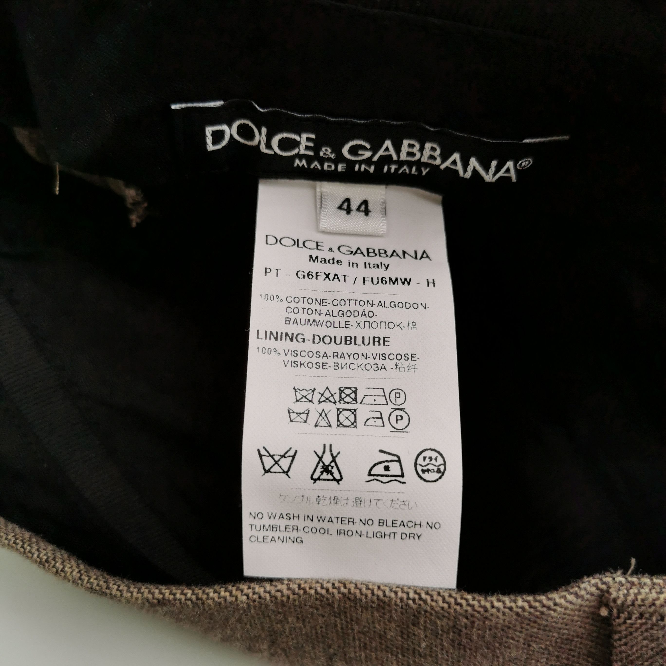 Dolce & Gabbana Dolce & Gabbana Men 28 Casual Pants Size US 28 / EU 44 - 5 Thumbnail