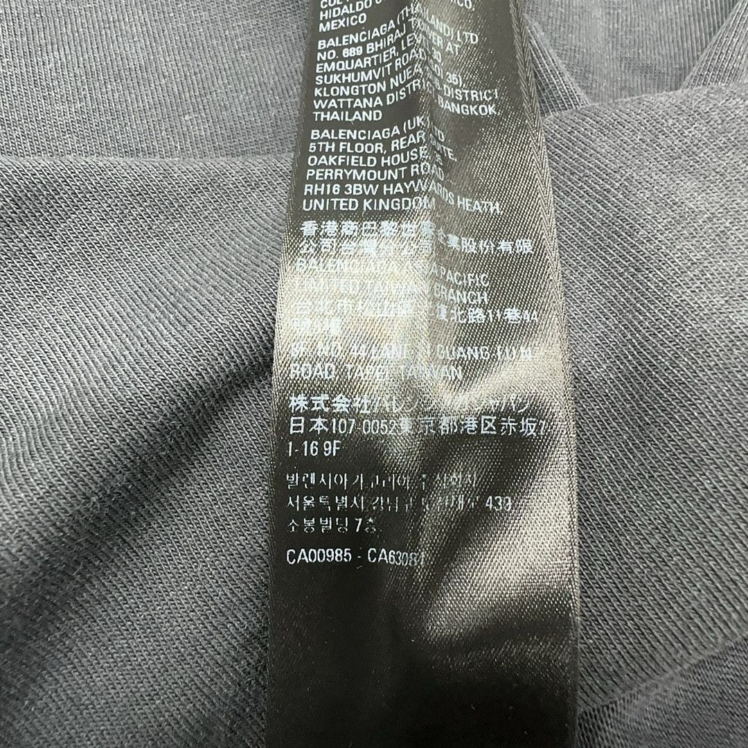 Balenciaga Balenciaga Property Of Logo T-Shirt Size M Size US M / EU 48-50 / 2 - 5 Thumbnail