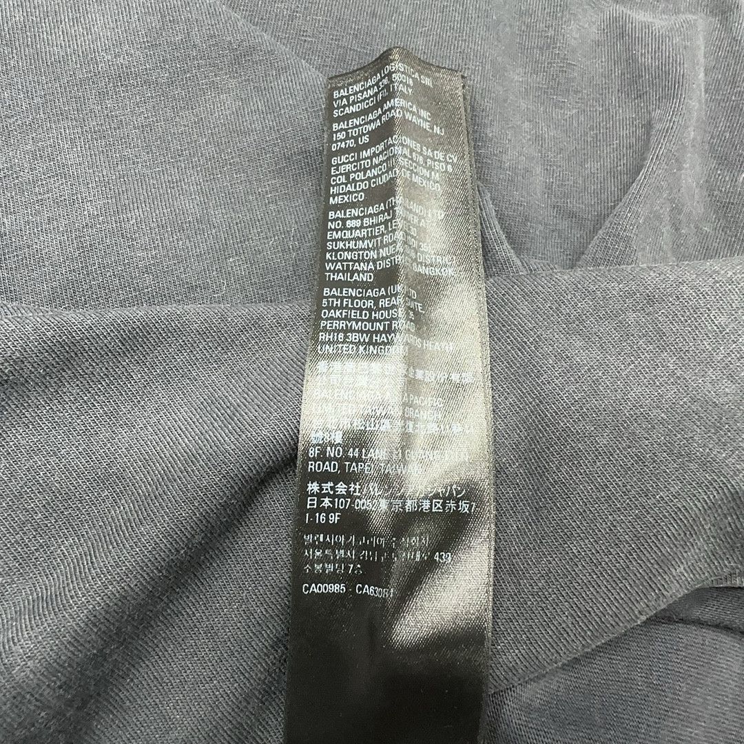 Balenciaga Balenciaga Property Of Logo T-Shirt Size M Size US M / EU 48-50 / 2 - 6 Thumbnail