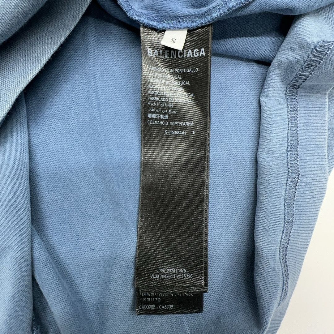 Balenciaga Balenciaga Wave Logo T-Shirt Size S Size US S / EU 44-46 / 1 - 3 Thumbnail