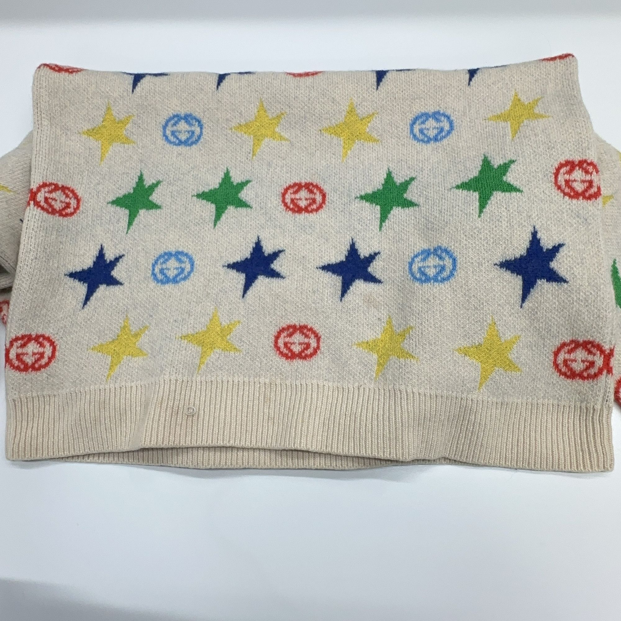 Gucci Gucci Star & GG Wool Sweater Size M Size US M / EU 48-50 / 2 - 8 Thumbnail