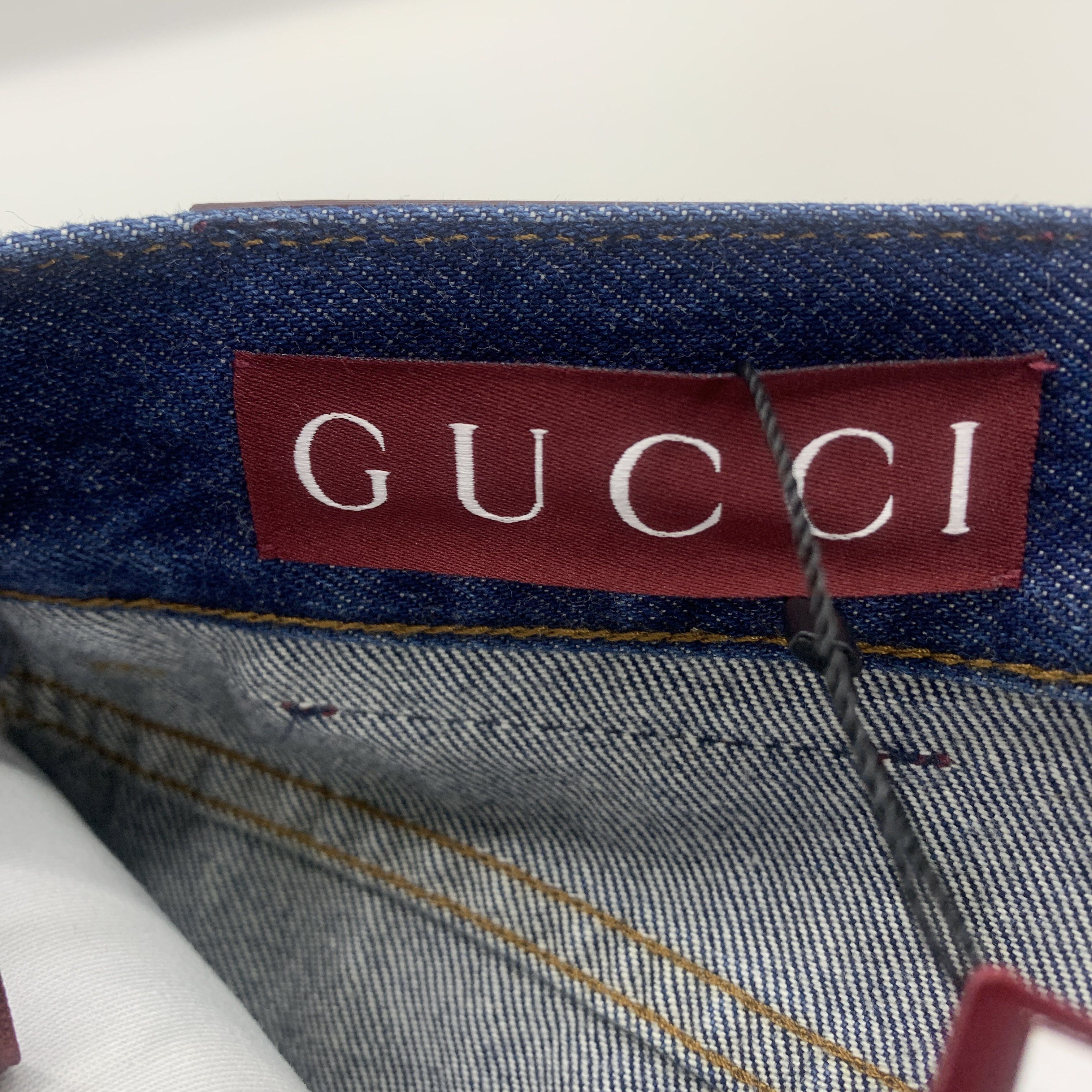 Gucci Gucci Blue Denim Jeans Size 26 Size 26" / US 2 / IT 38 - 3 Thumbnail