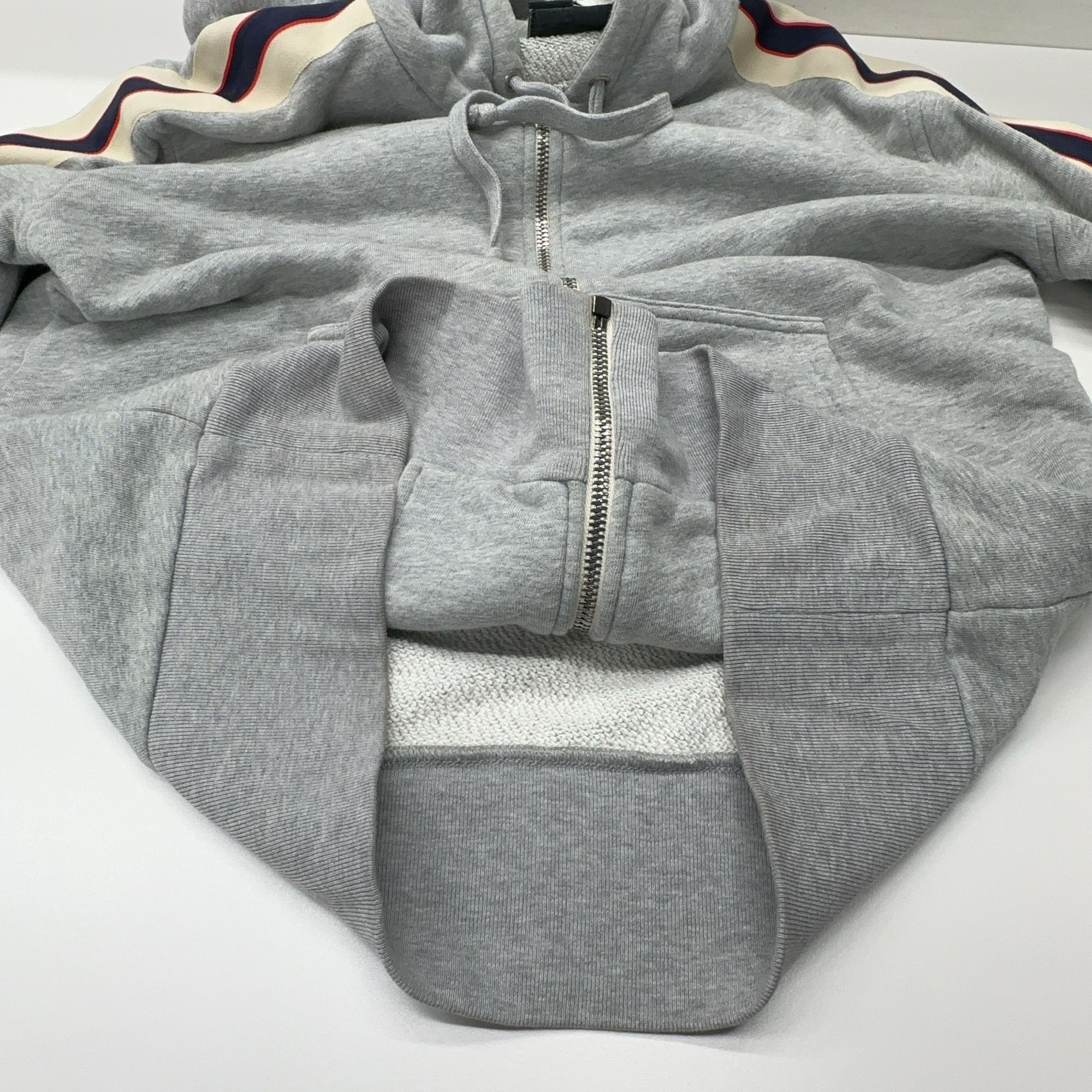 Gucci Gucci Logo Stripe Zip-Up Hoodie Size XS Size US XS / EU 42 / 0 - 11 Thumbnail