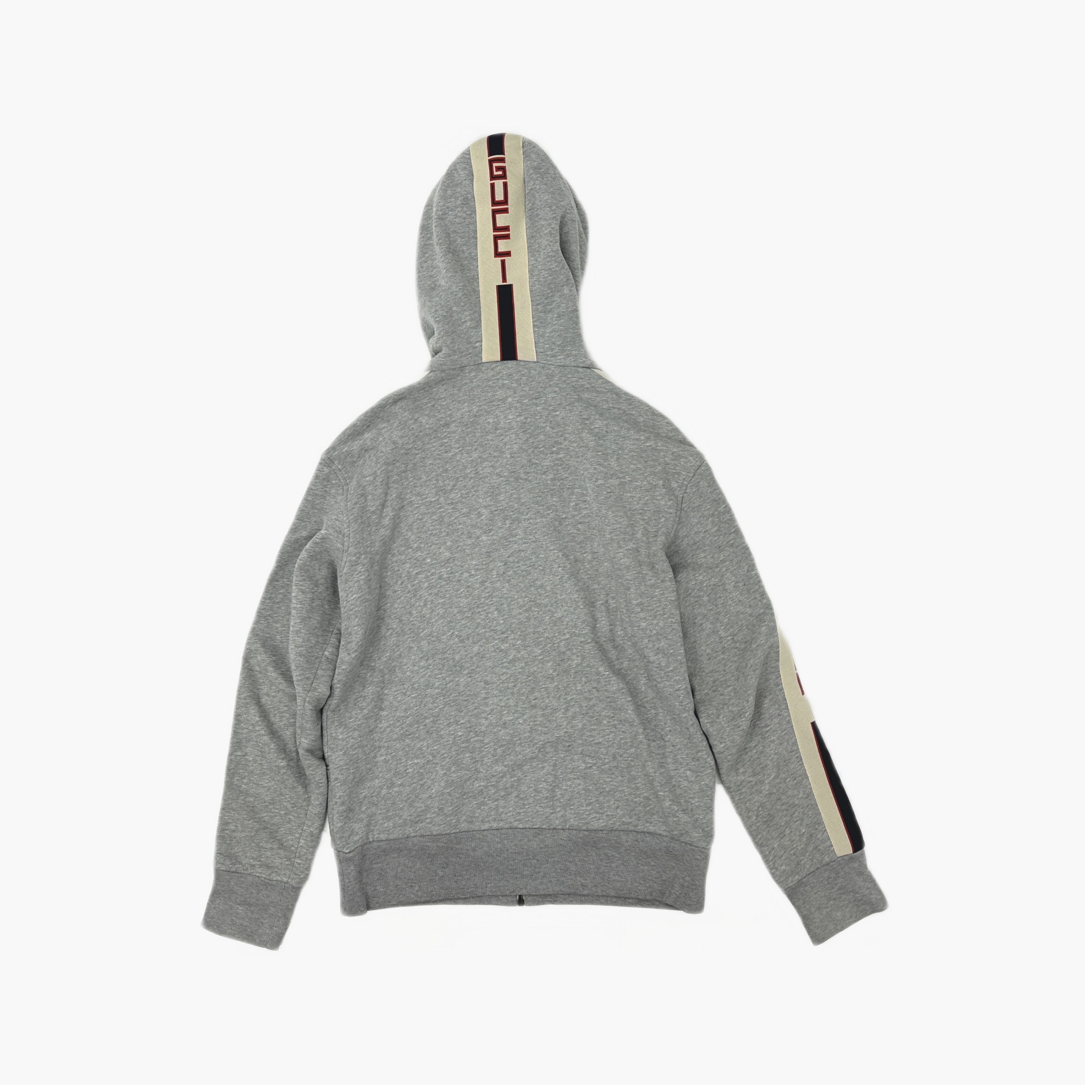 Gucci Gucci Logo Stripe Zip-Up Hoodie Size XS Size US XS / EU 42 / 0 - 2 Thumbnail