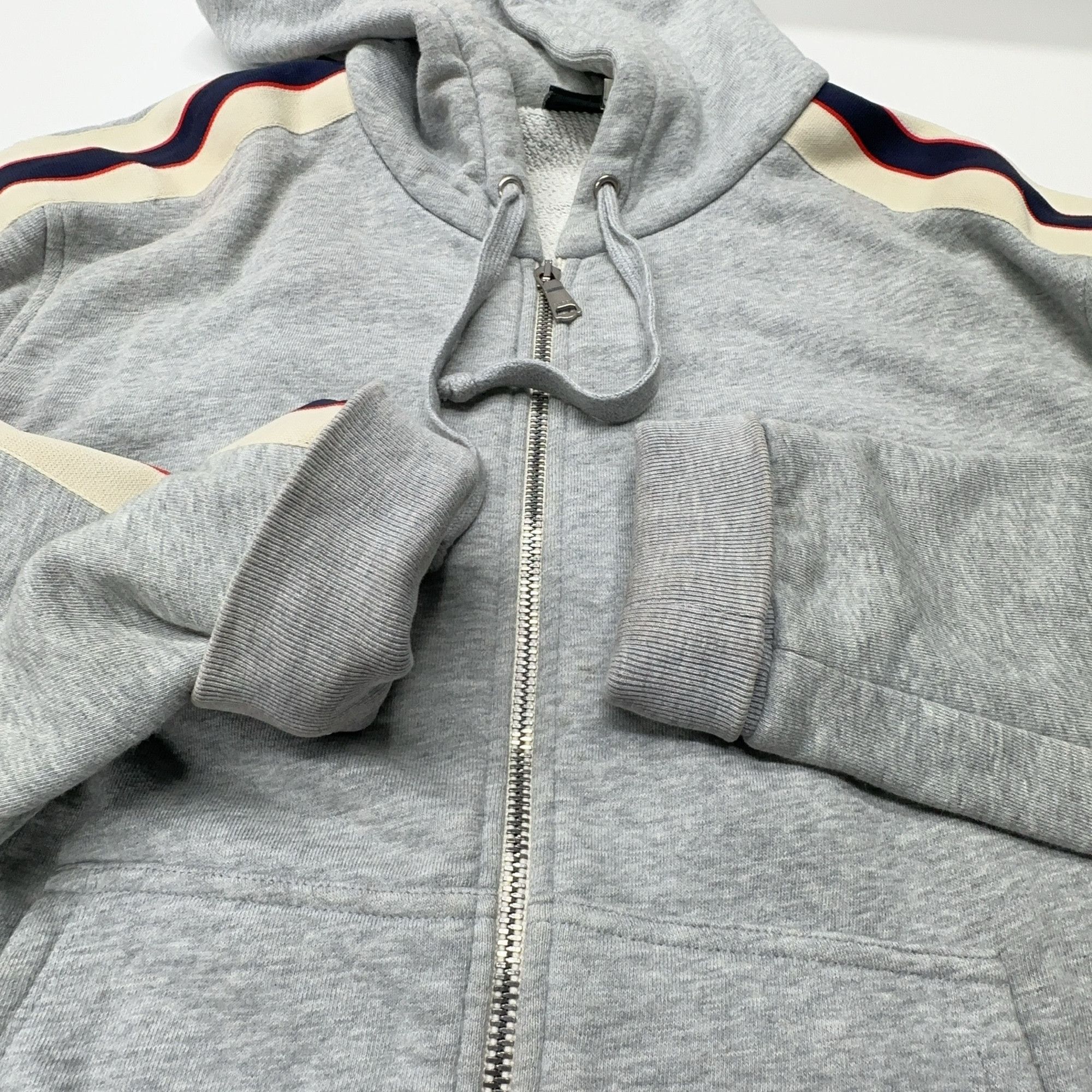 Gucci Gucci Logo Stripe Zip-Up Hoodie Size XS Size US XS / EU 42 / 0 - 8 Thumbnail