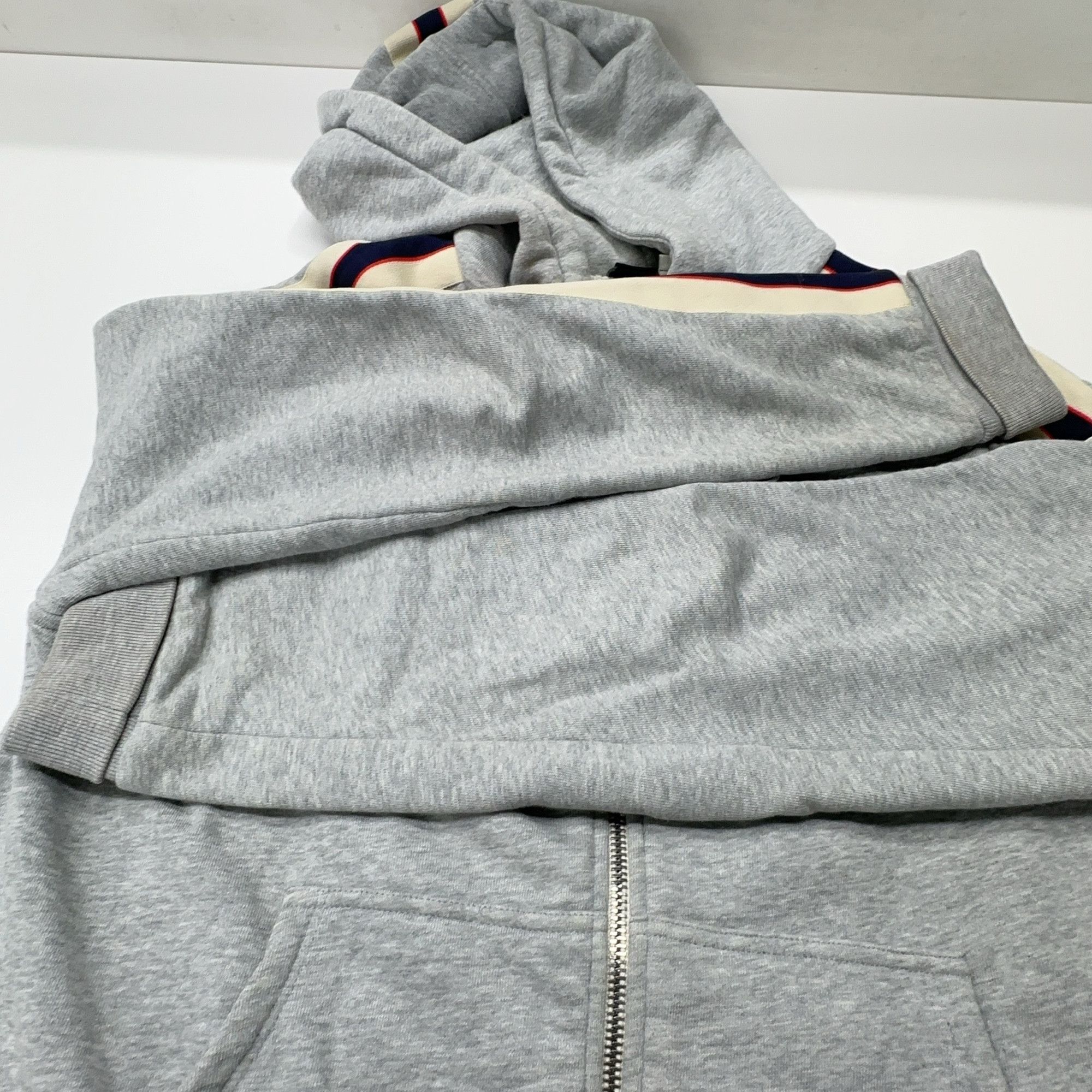 Gucci Gucci Logo Stripe Zip-Up Hoodie Size XS Size US XS / EU 42 / 0 - 7 Thumbnail